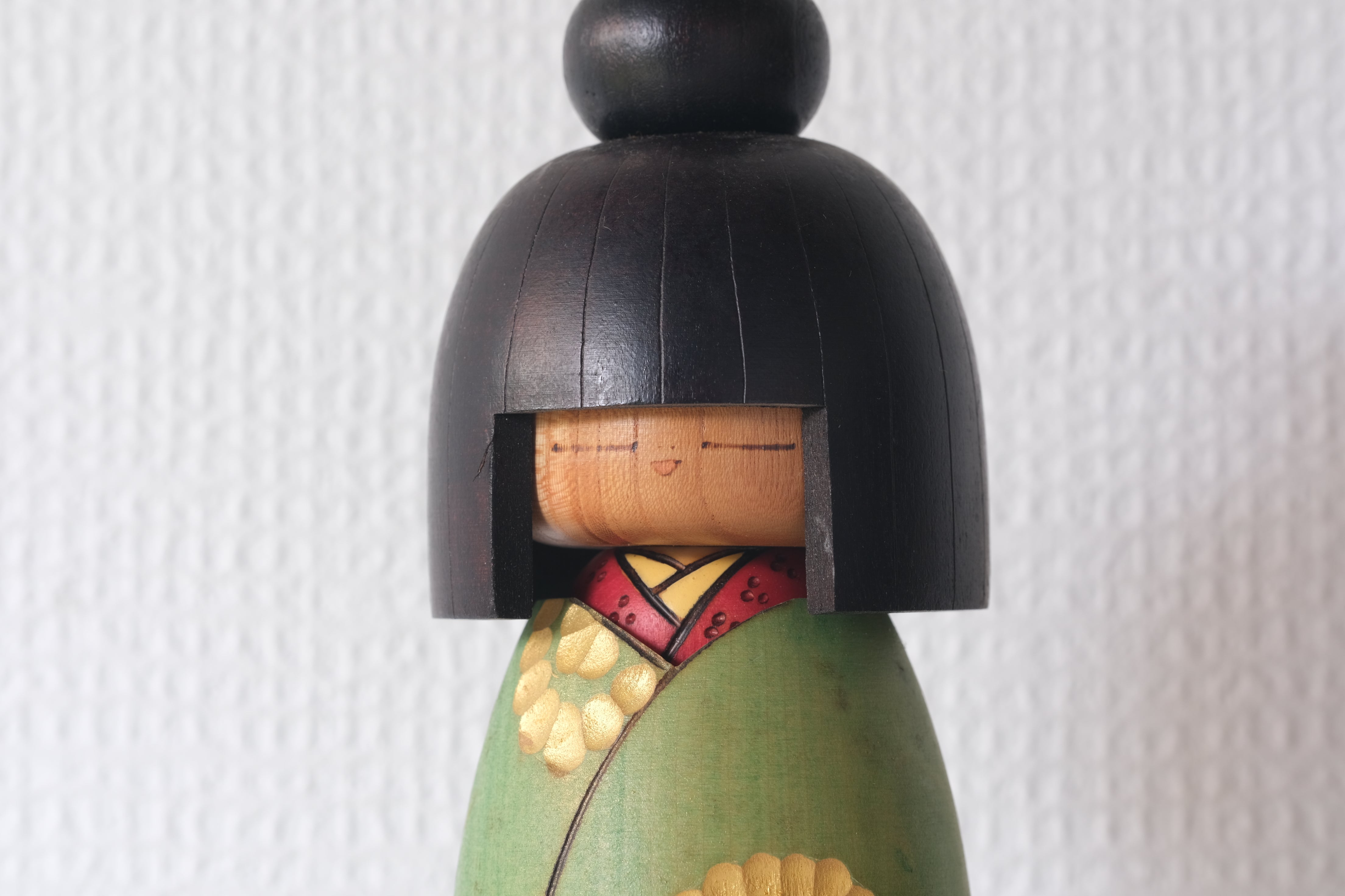 Vintage Gumma Kokeshi By Kazuo Takamizawa 高見沢一夫 (1927-) | Titled: 優雅 - Elegance | 23 cm