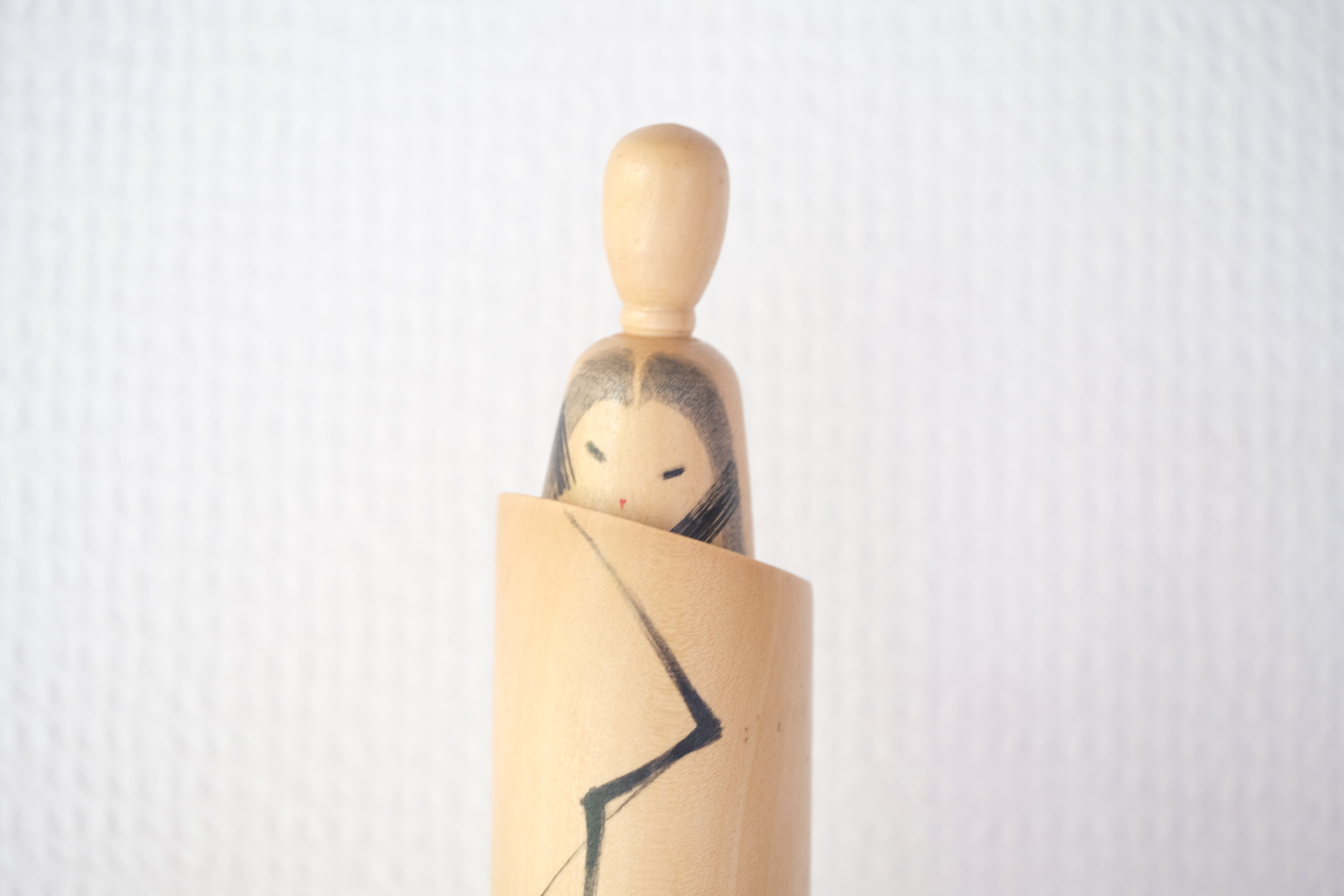 Rare Vintage Creative Kokeshi by Kato Hiroshi | 39 cm