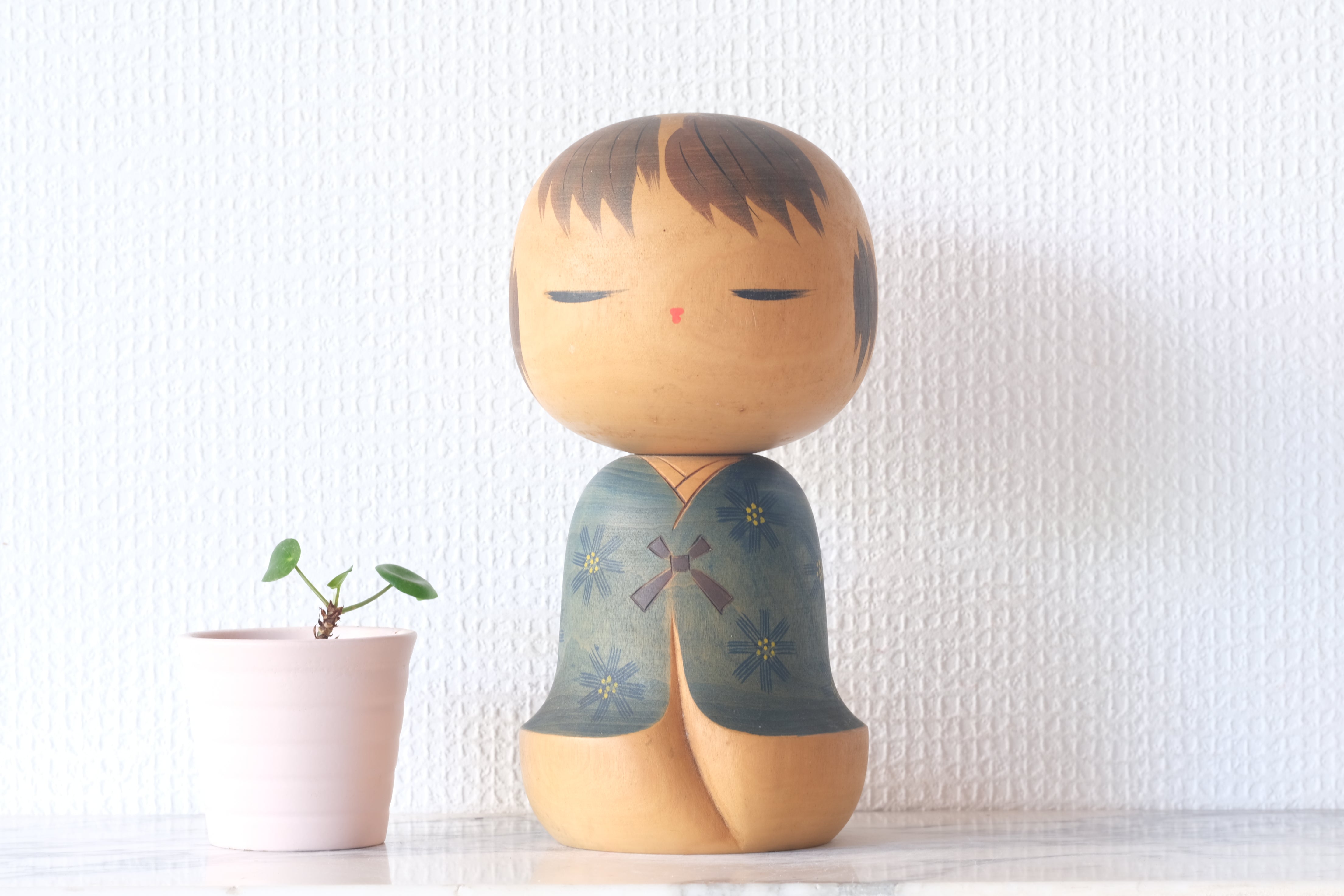 Vintage Kokeshi by Tsujita Ryozo (1923-) | 19,5 cm