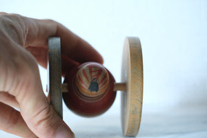 Rare Vintage Traditional Kokeshi Car | 7,5 cm
