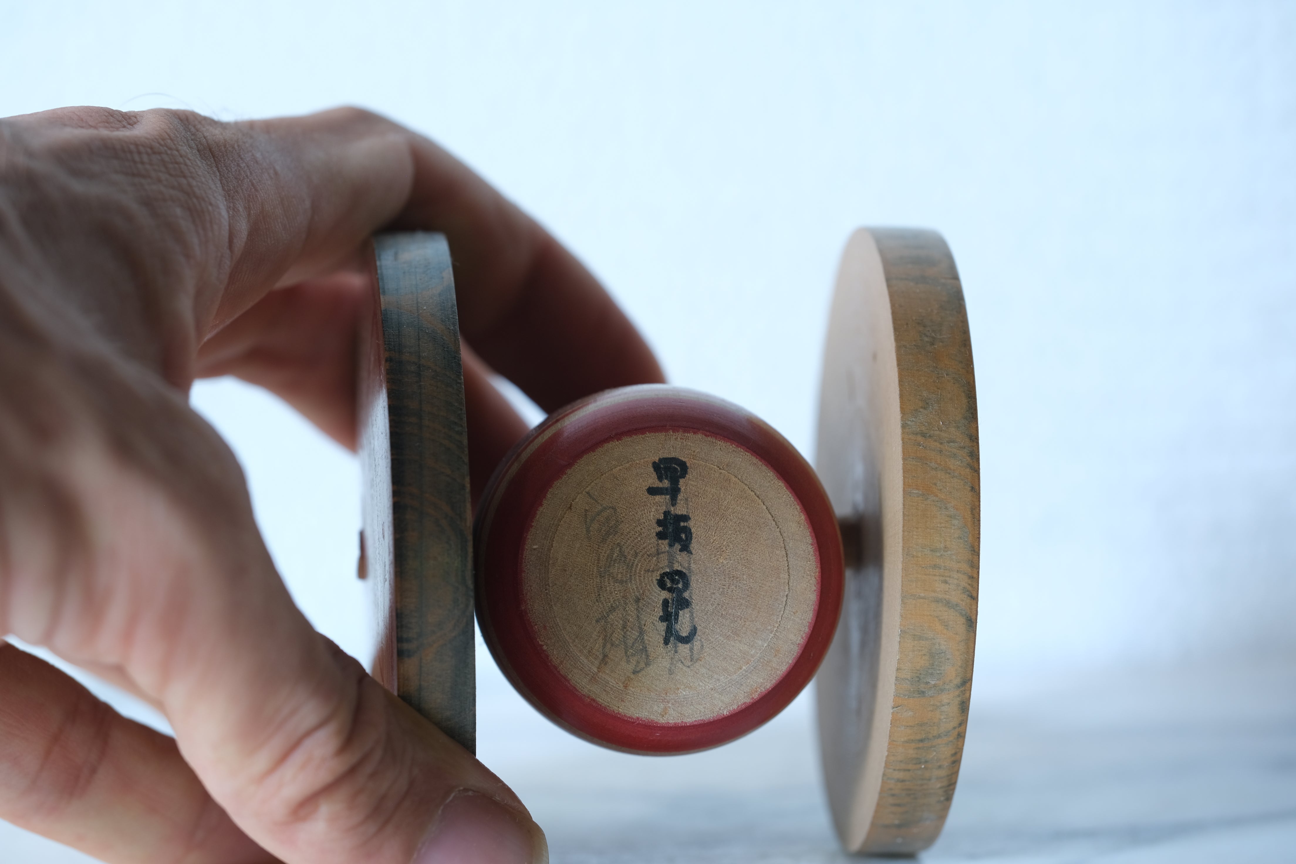 Rare Vintage Traditional Kokeshi Car | 7,5 cm