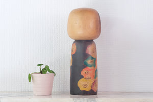 Rare vintage Creative Kokeshi by Yuji Kawase (1938-) | 24 cm