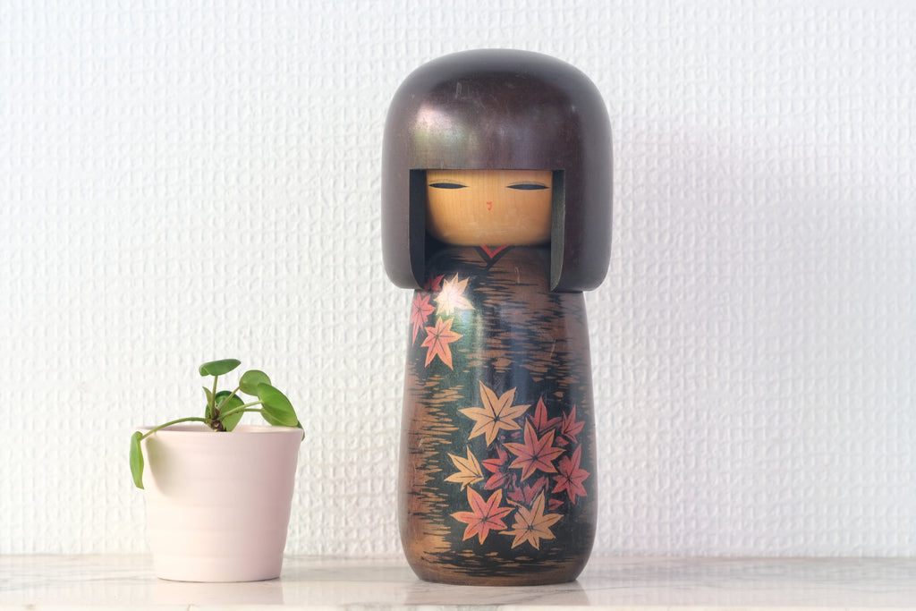 Vintage Gumma Kokeshi By Kaoru Nozawa 野沢薫 (1930- ) | 20,5 cm