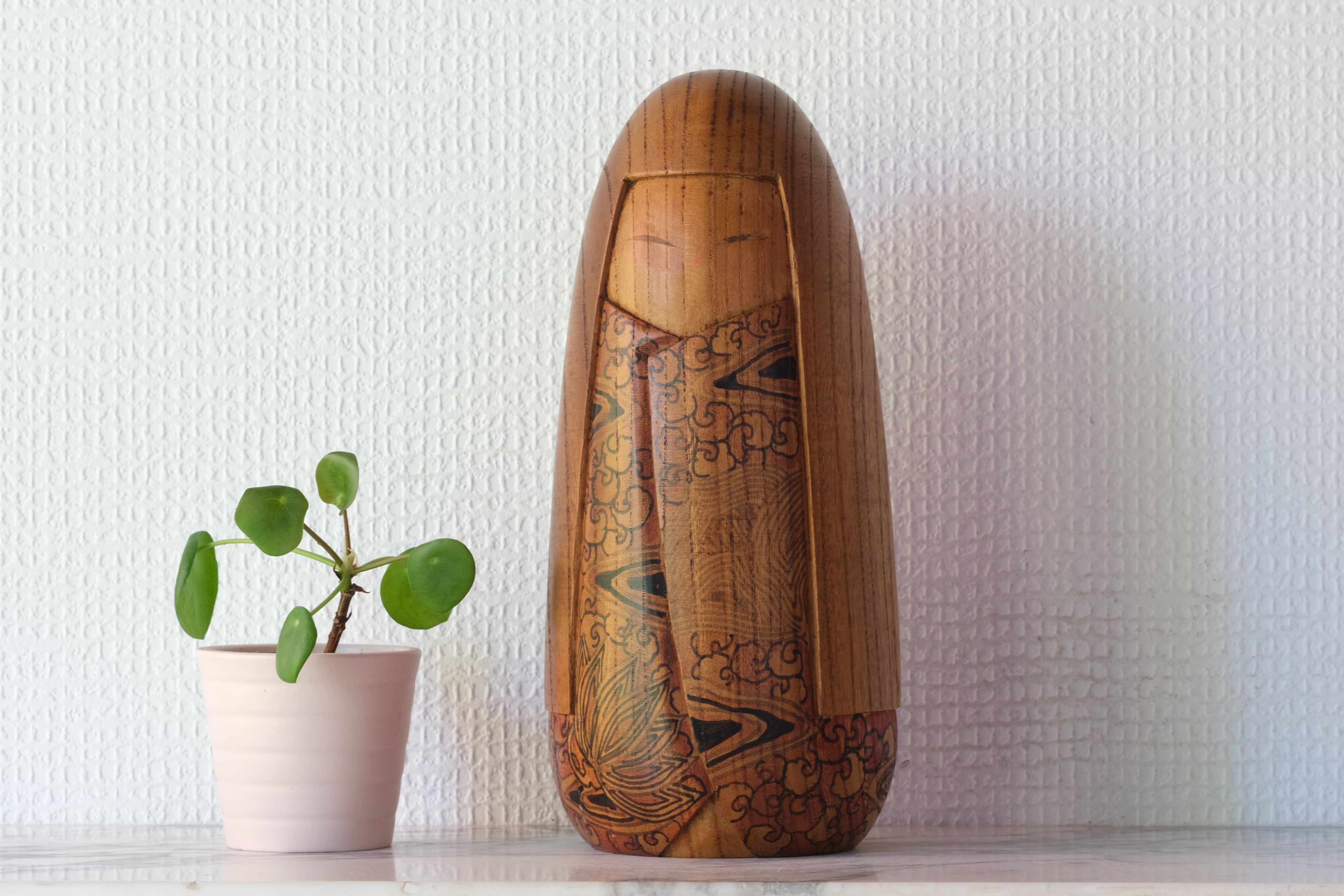Exclusive Vintage Creative Kokeshi By Issetsu Kuribayashi 栗林 一雪 (1924-2011) | 23 cm