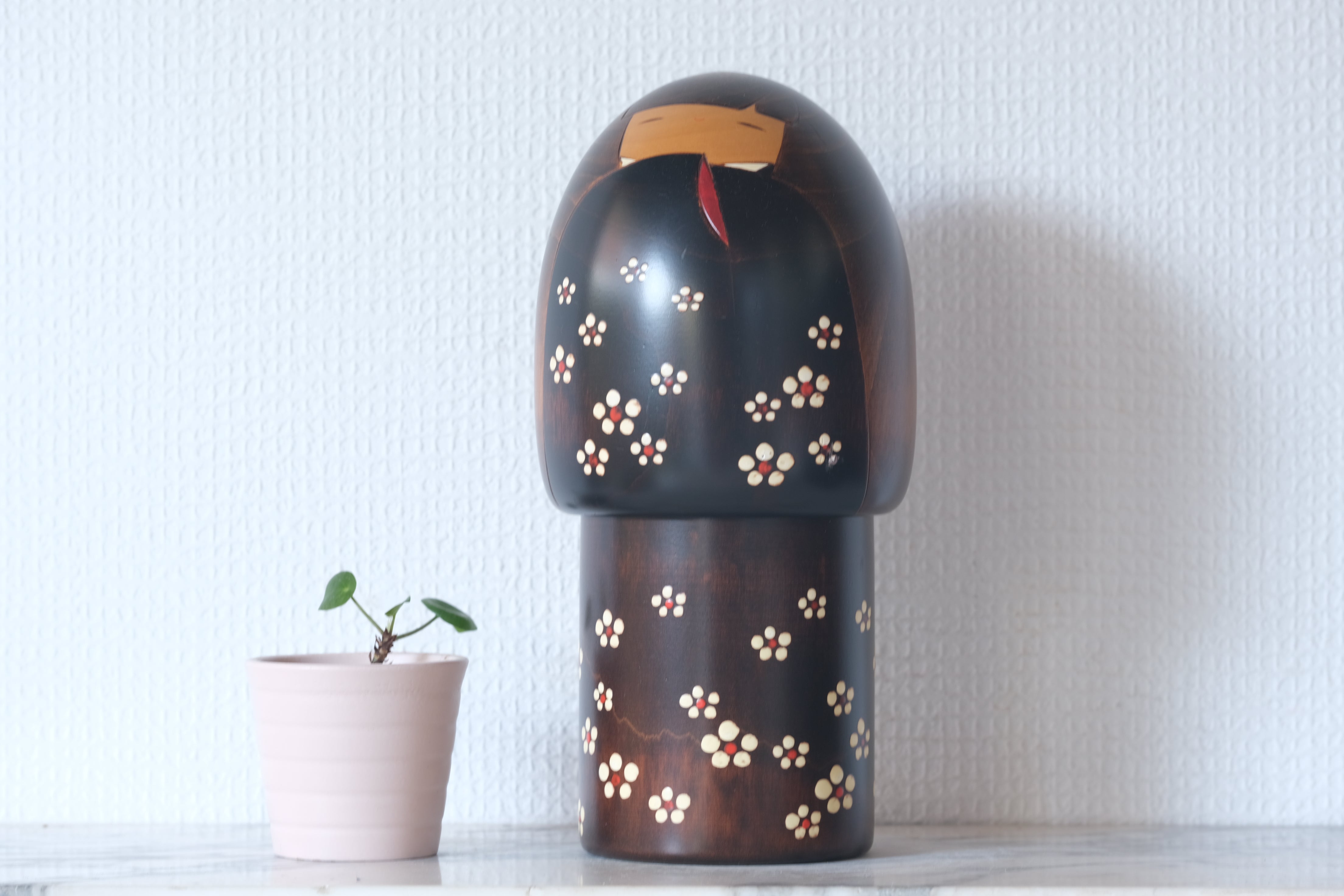 Rare Vintage Kokeshi by Usaburo | Secret Container | 22,5 cm