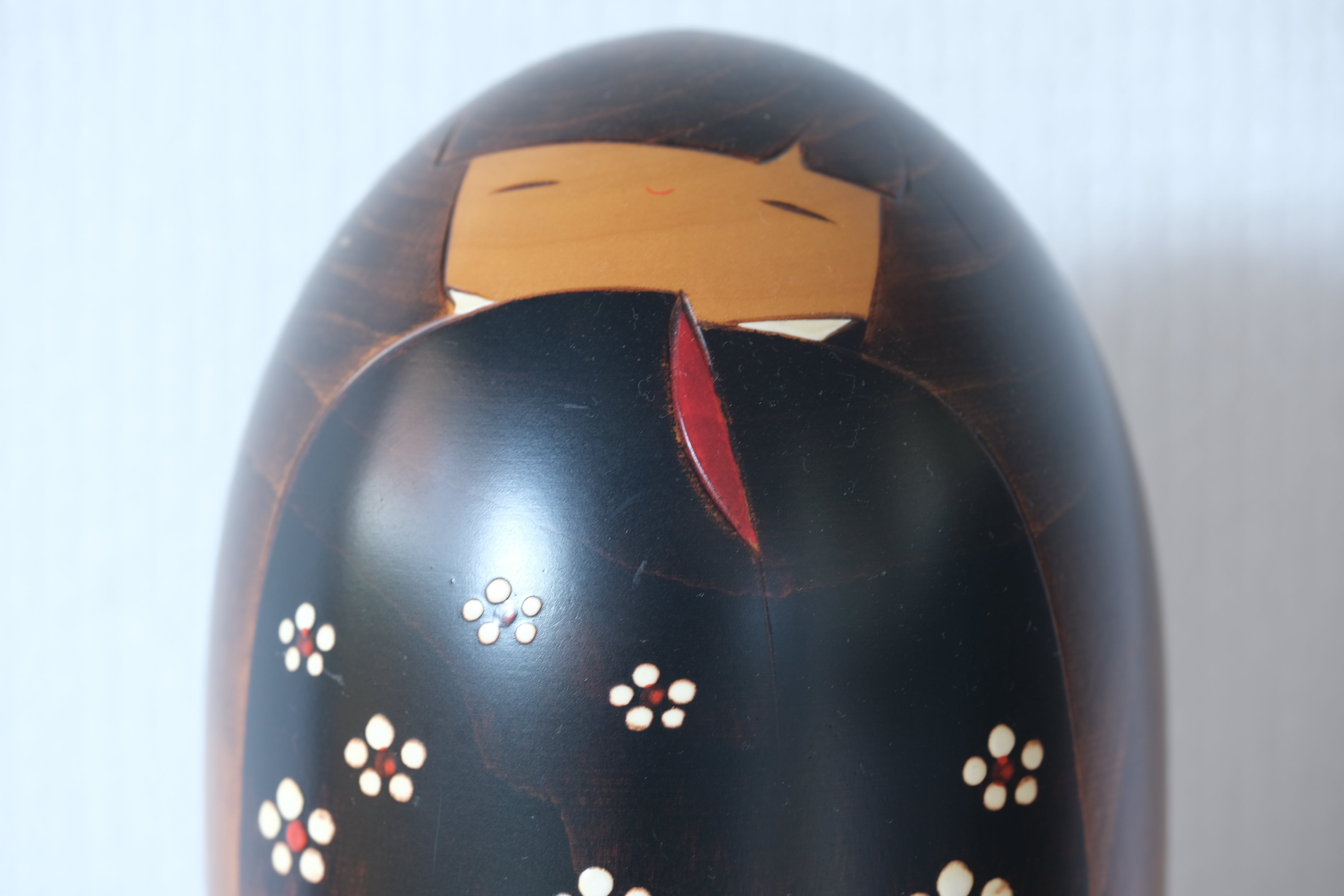 Rare Vintage Kokeshi by Usaburo | Secret Container | 22,5 cm