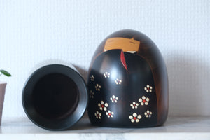 Rare Vintage Kokeshi by Usaburo | Secret Container | 22,5 cm