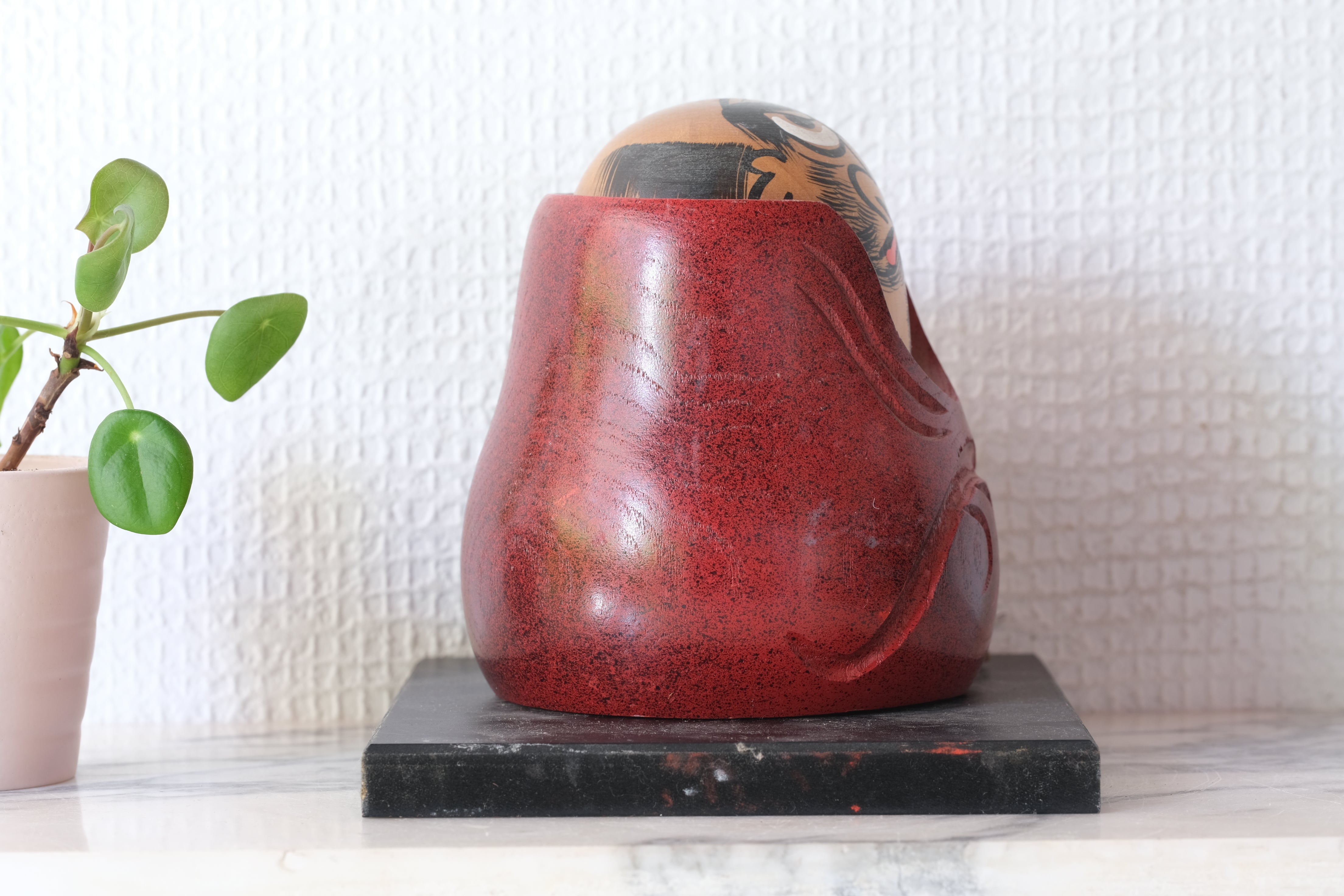 Rare Vintage Daruma | 12 cm