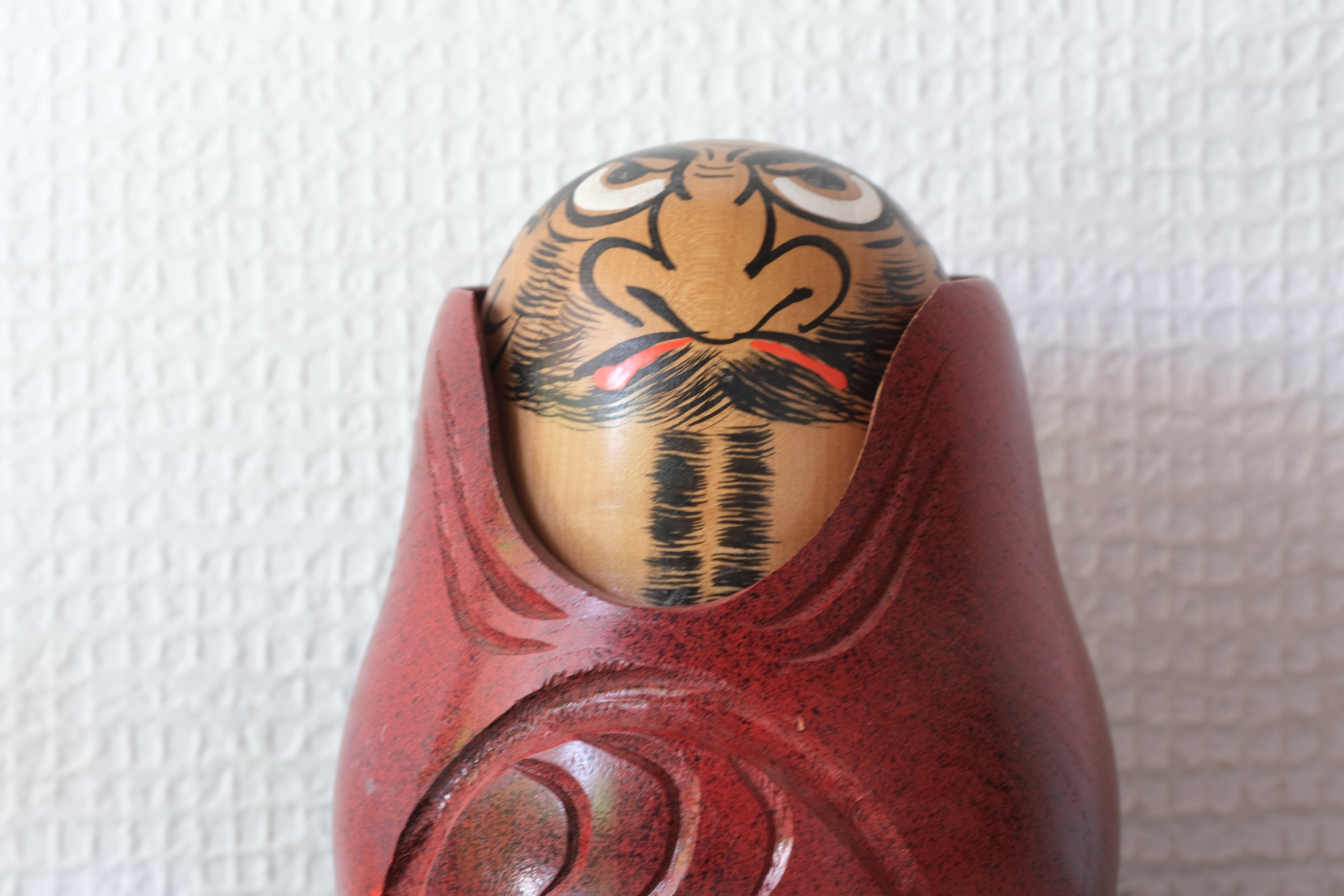 Rare Vintage Daruma | 12 cm