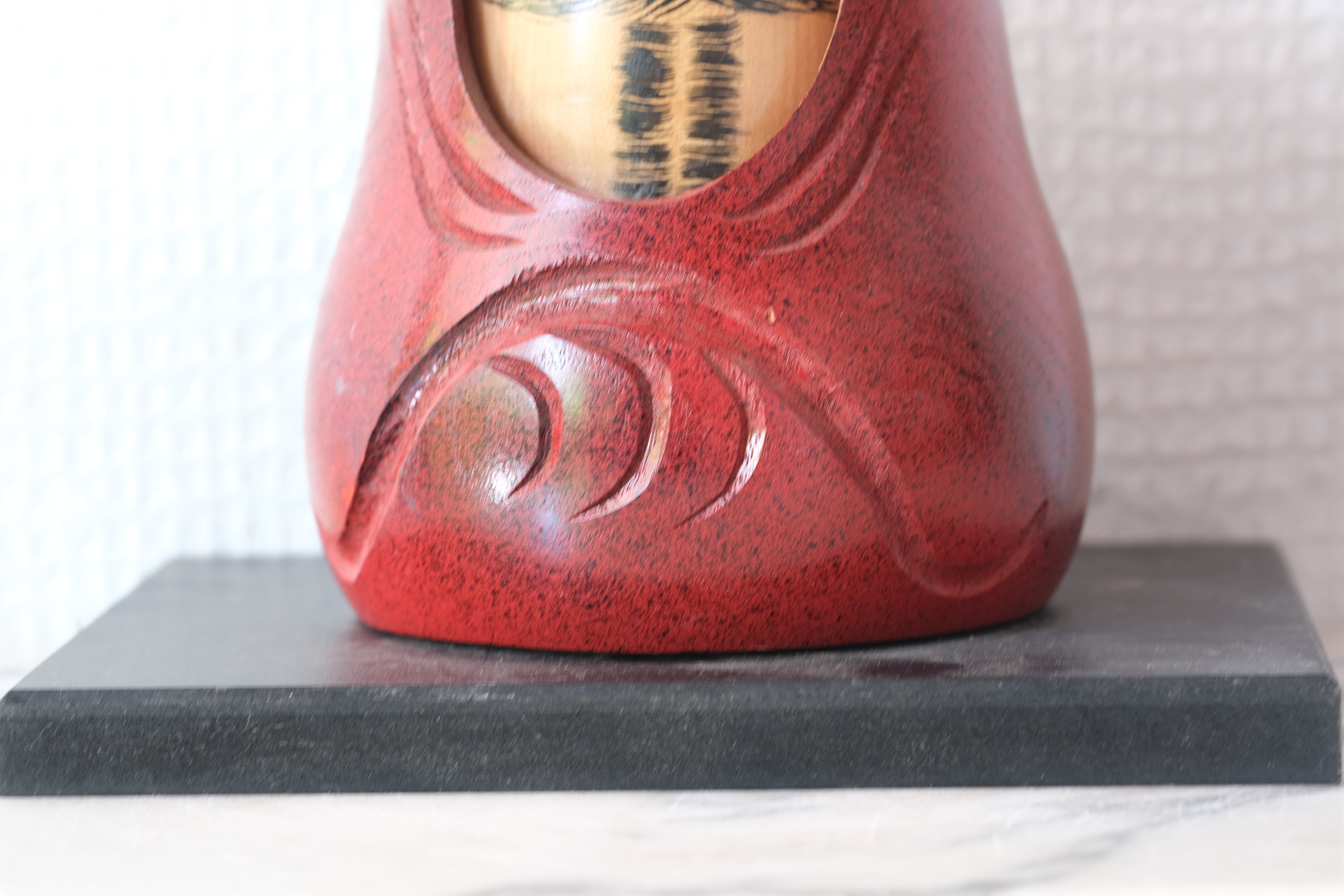 Rare Vintage Daruma | 12 cm