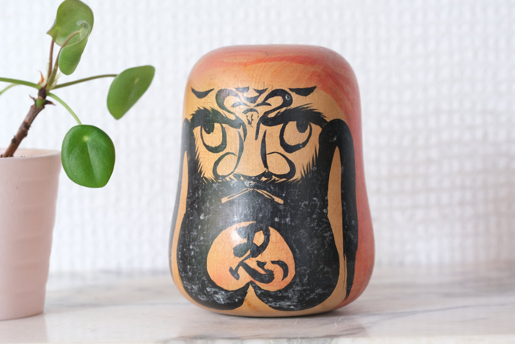 Rare Vintage Daruma | 9,5 cm