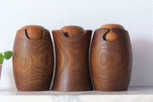 Exclusive Vintage Creative Kokeshi by Miyajima Muhitsu 宮島 無筆 (1929-) | Titled: 'Sambiki Saru' | 15 cm