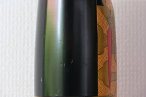 Exclusive Vintage Creative Kokeshi with Cranes by Yoshio Ohtani (1936- ) | Titled: 夕映 - Yūbae - Sunset | 25 cm