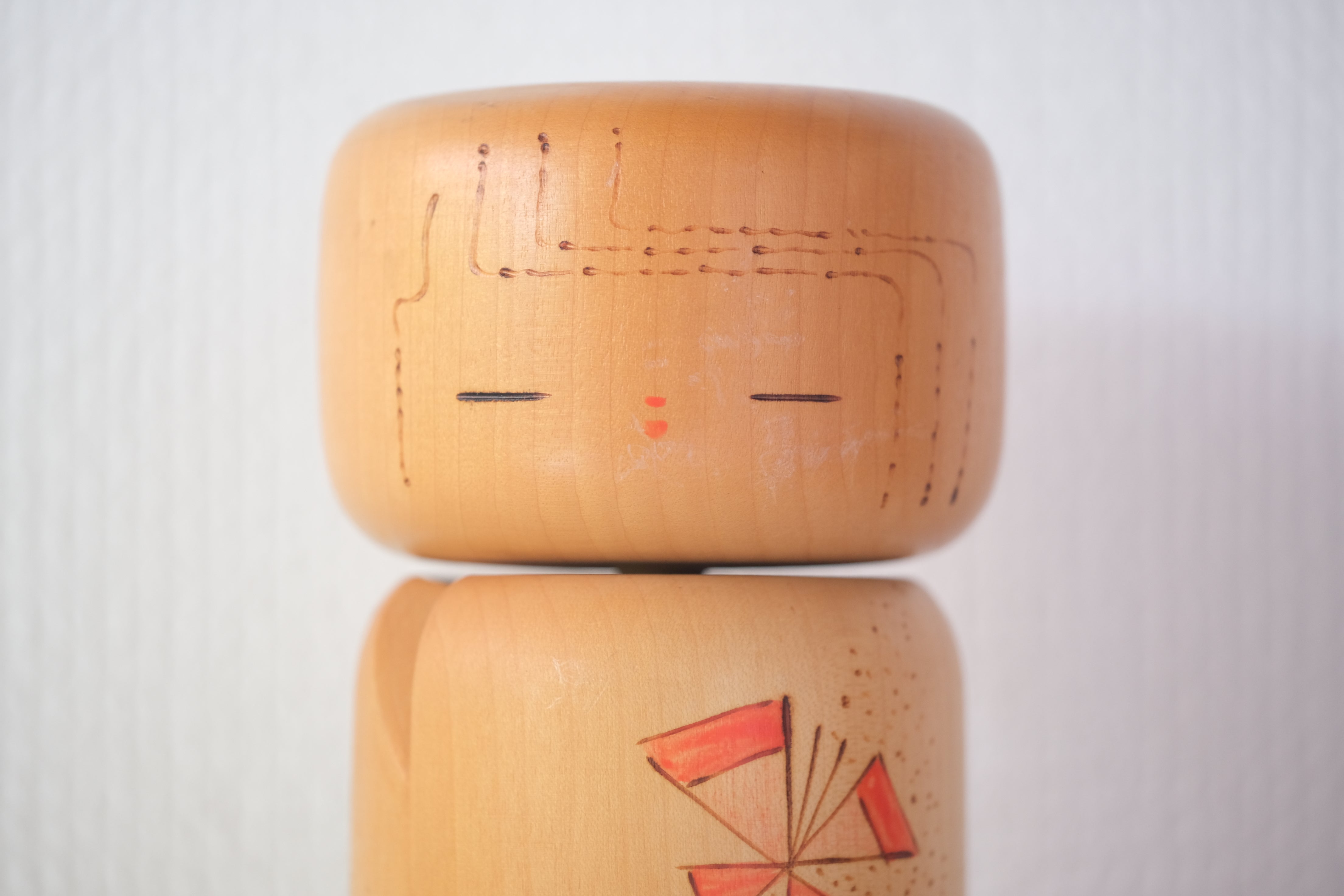 Rare vintage Creative Kokeshi by Yuji Kawase 川瀬祐志作 (1938-) | 19,5 cm