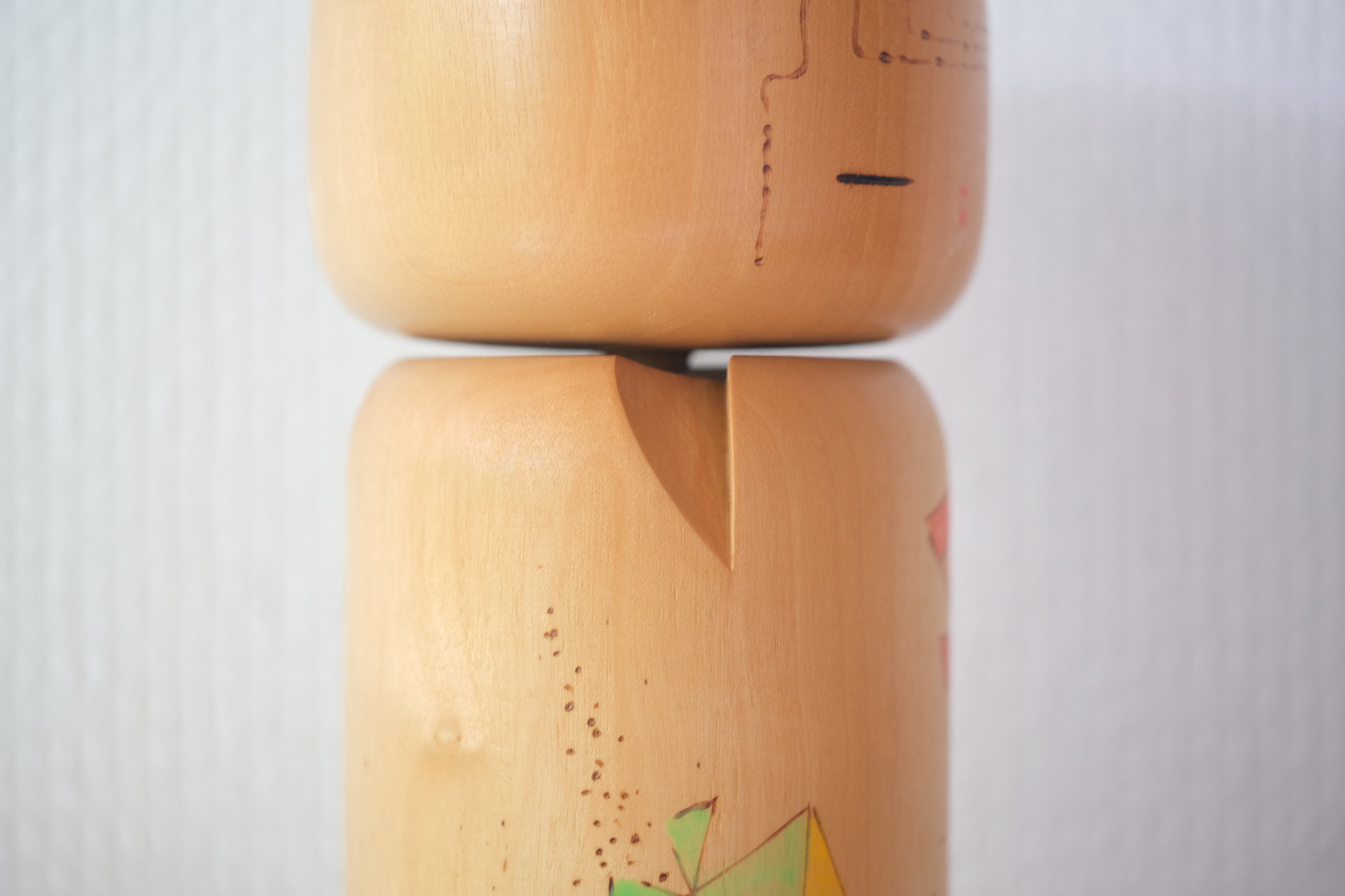 Rare vintage Creative Kokeshi by Yuji Kawase 川瀬祐志作 (1938-) | 19,5 cm