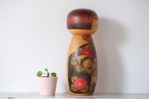 Rare Vintage Gumma Kokeshi By Kazuo Takamizawa 高見沢一夫 (1927-) | 28 cm