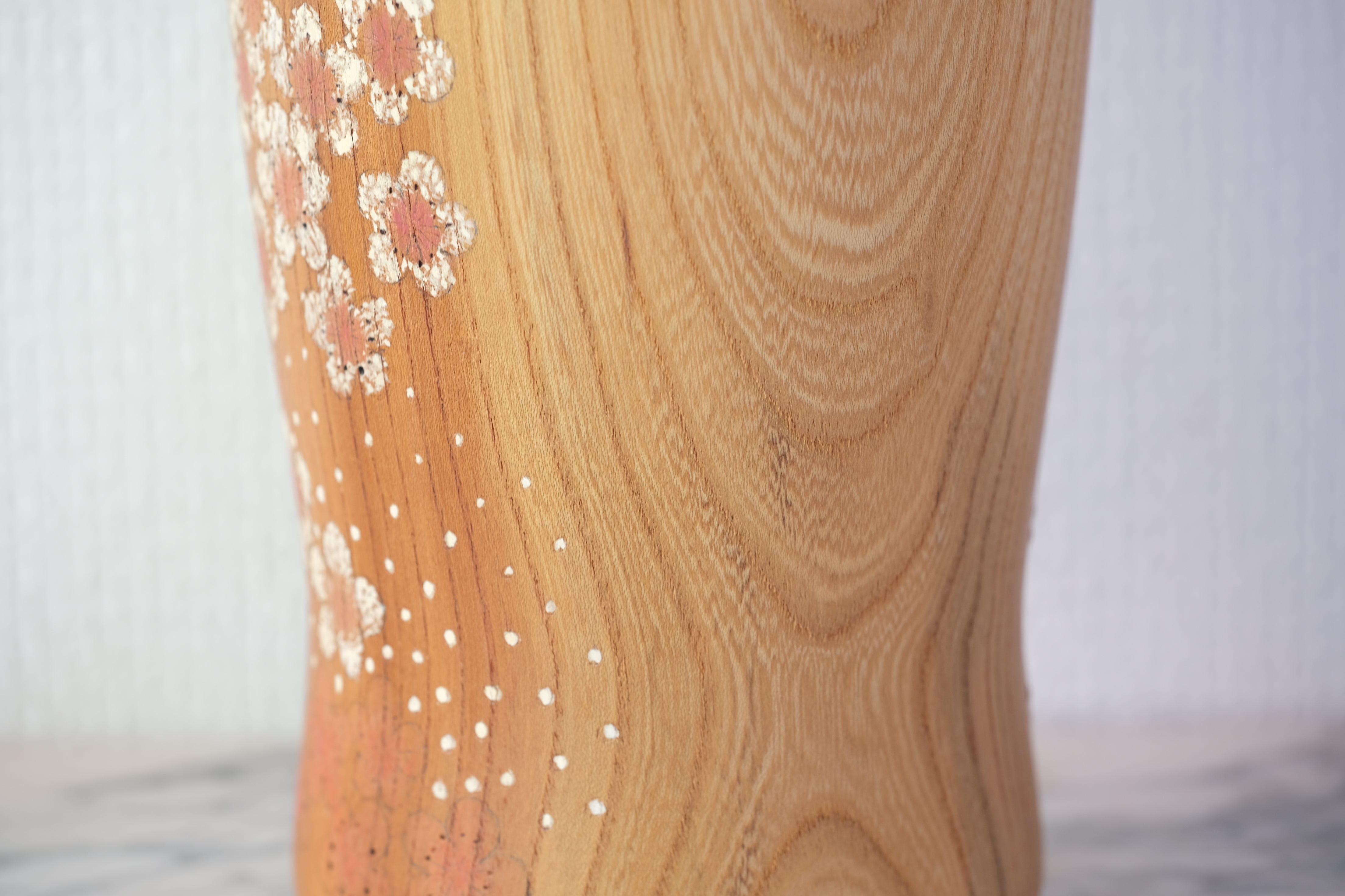 Exclusive Vintage Creative Kokeshi by Isamu Yamakawa (1928-) | Titled: 'Remains of Snow' | 34,5 cm