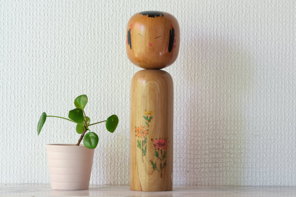 Vintage Creative Kokeshi by Takahashi Hashime (1918 - 2002) | 23,5 cm