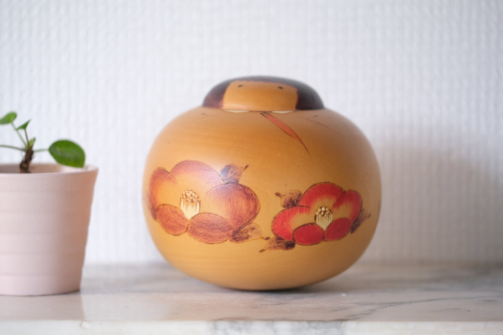 Vintage Sosaku Kokeshi by Usaburo | 9,5 cm