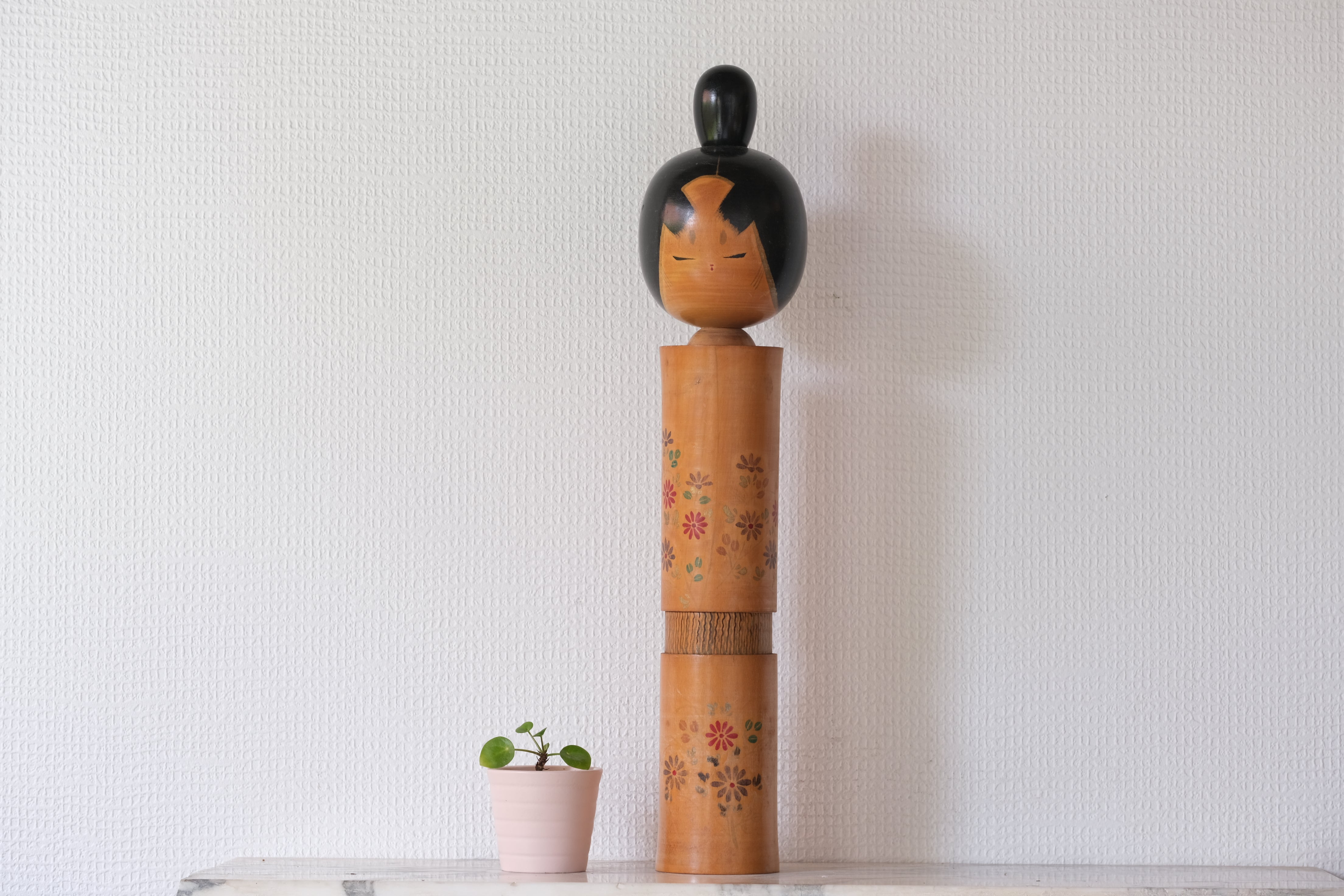 Exclusive Vintage Sosaku Kokeshi By Sato Suigai 佐藤翠崕 (1920-) | 46,5 cm