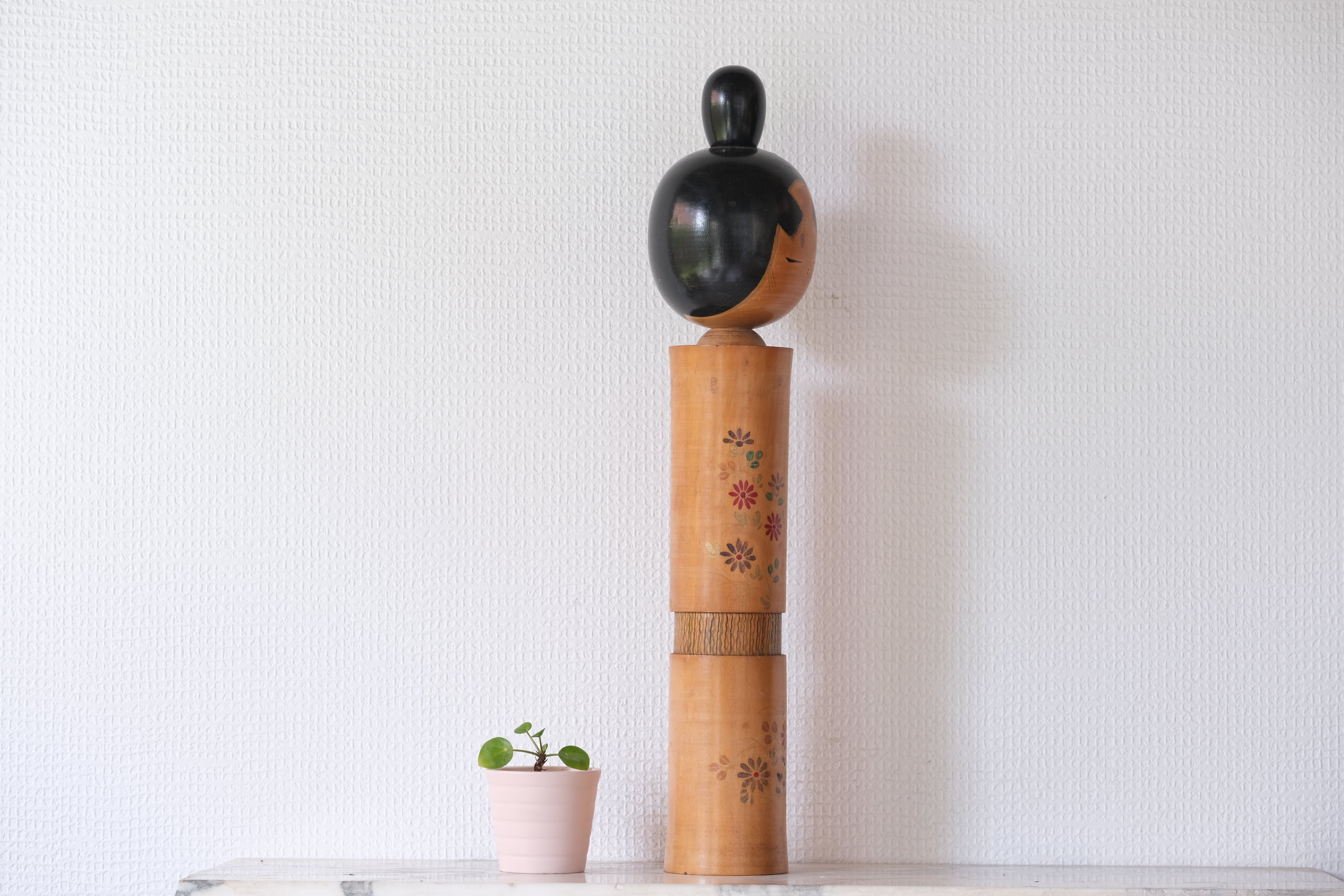 Exclusive Vintage Sosaku Kokeshi By Sato Suigai 佐藤翠崕 (1920-) | 46,5 cm