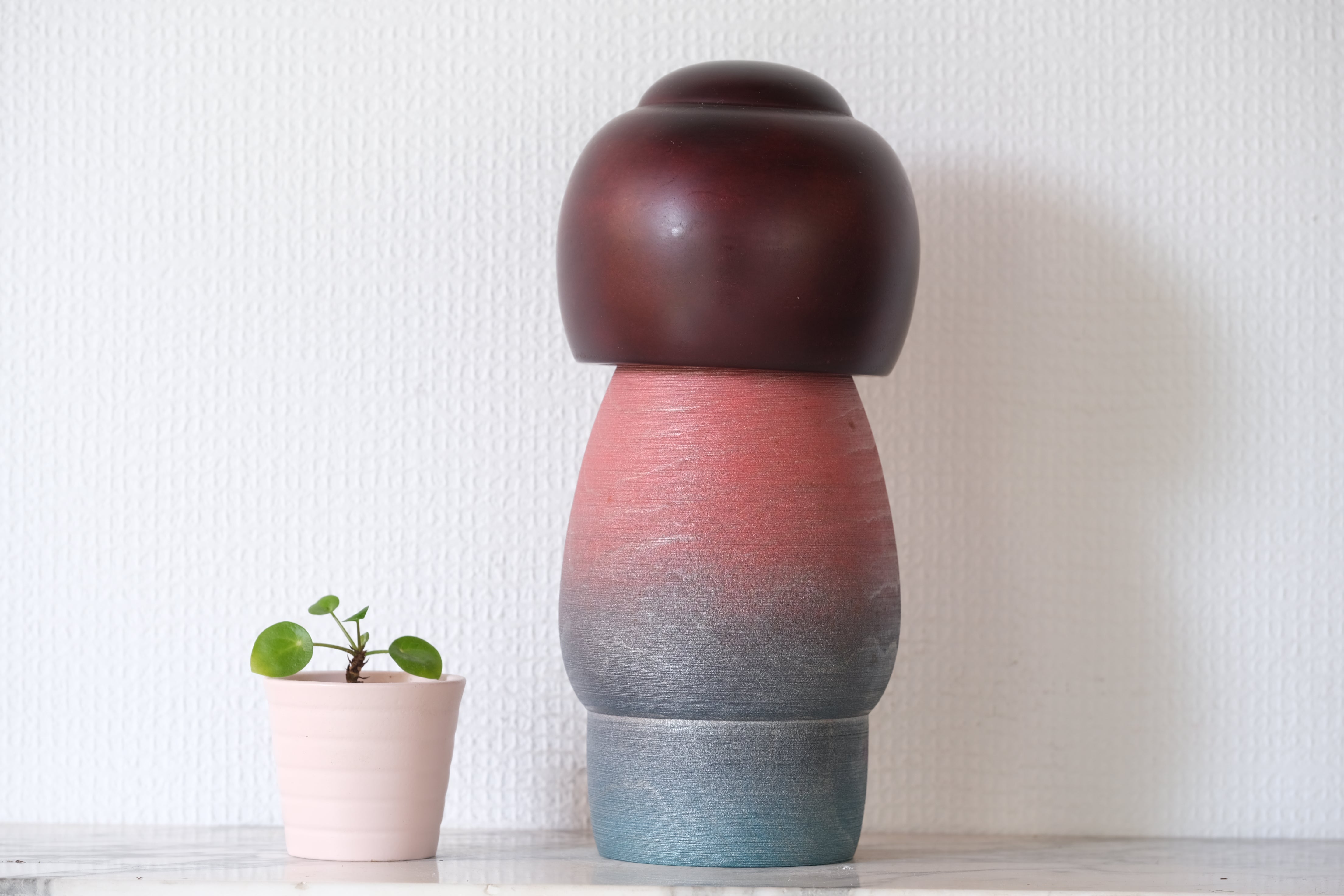 Gumma Kokeshi by Masae Fujikawa (1942-2015) | Titled: 'Doshin' | 26,5 cm