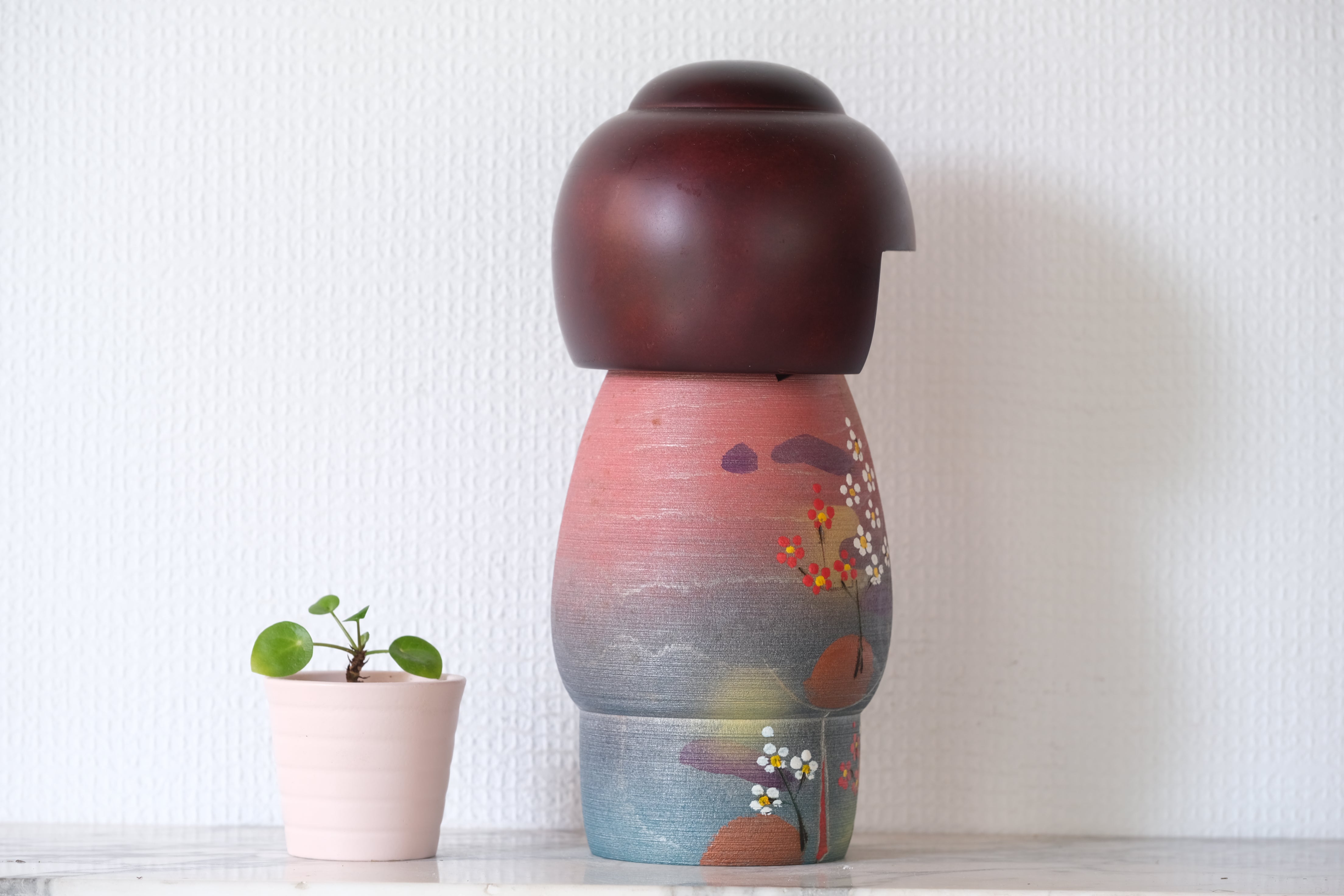 Gumma Kokeshi by Masae Fujikawa (1942-2015) | Titled: 'Doshin' | 26,5 cm