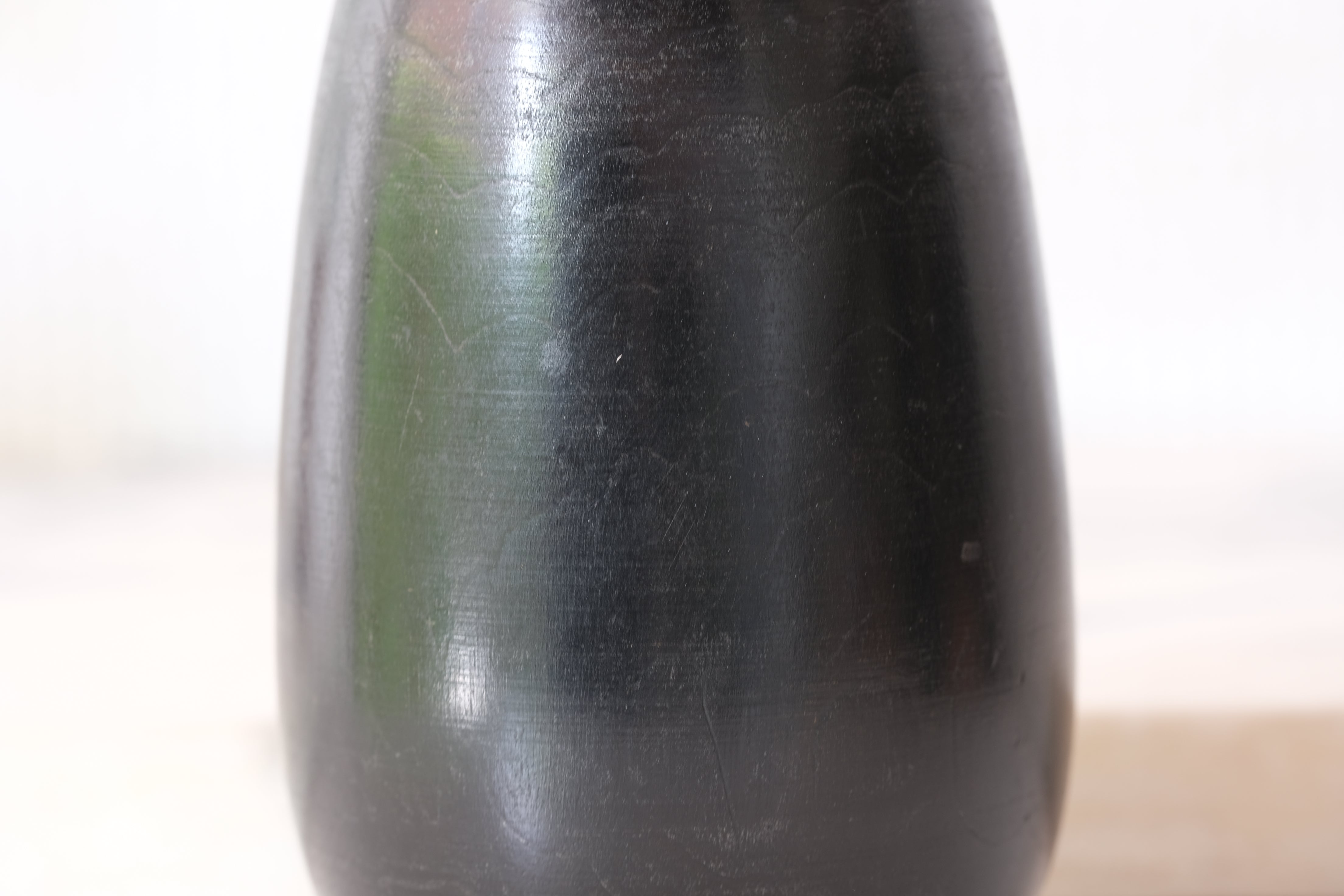 Rare Vintage Creative Kokeshi by Watanabe Masao (1917-2007) | Titled: てんとう虫 - Ladybug | 18 cm