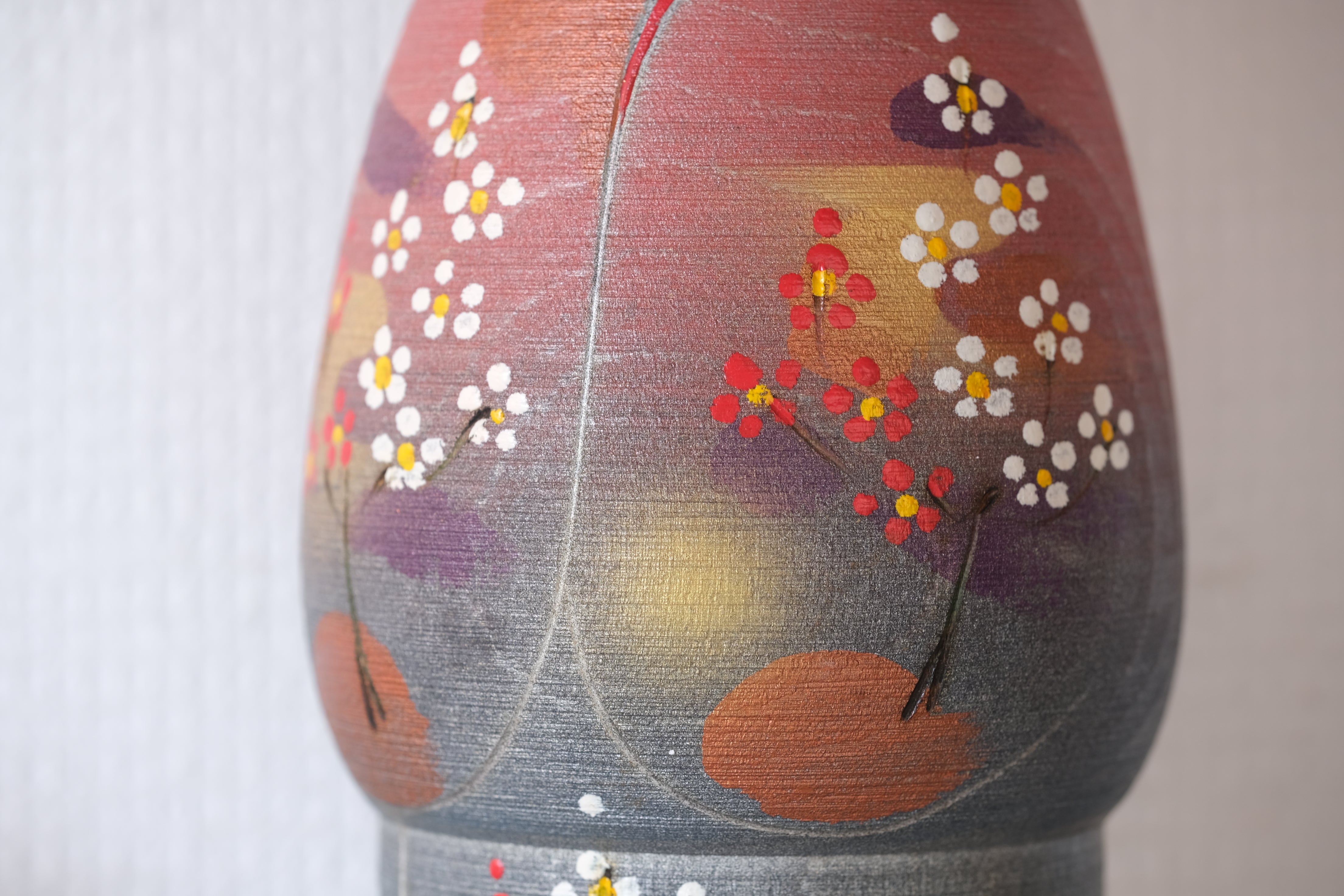 Gumma Kokeshi by Masae Fujikawa (1942-2015) | Titled: 'Doshin' | 26,5 cm