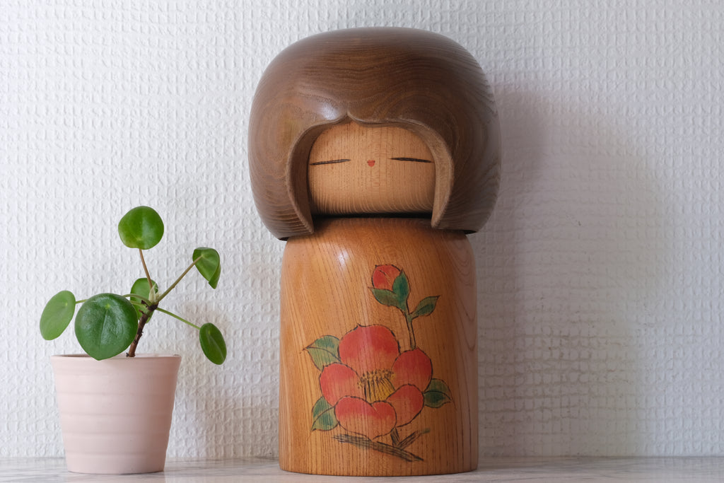 Vintage Creative Kokeshi by Kato Masami (1925-) | 22 cm