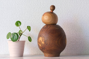 Exclusive Vintage Creative Kokeshi By Issetsu Kuribayashi 栗林 一雪 (1924-2011) | 19 cm
