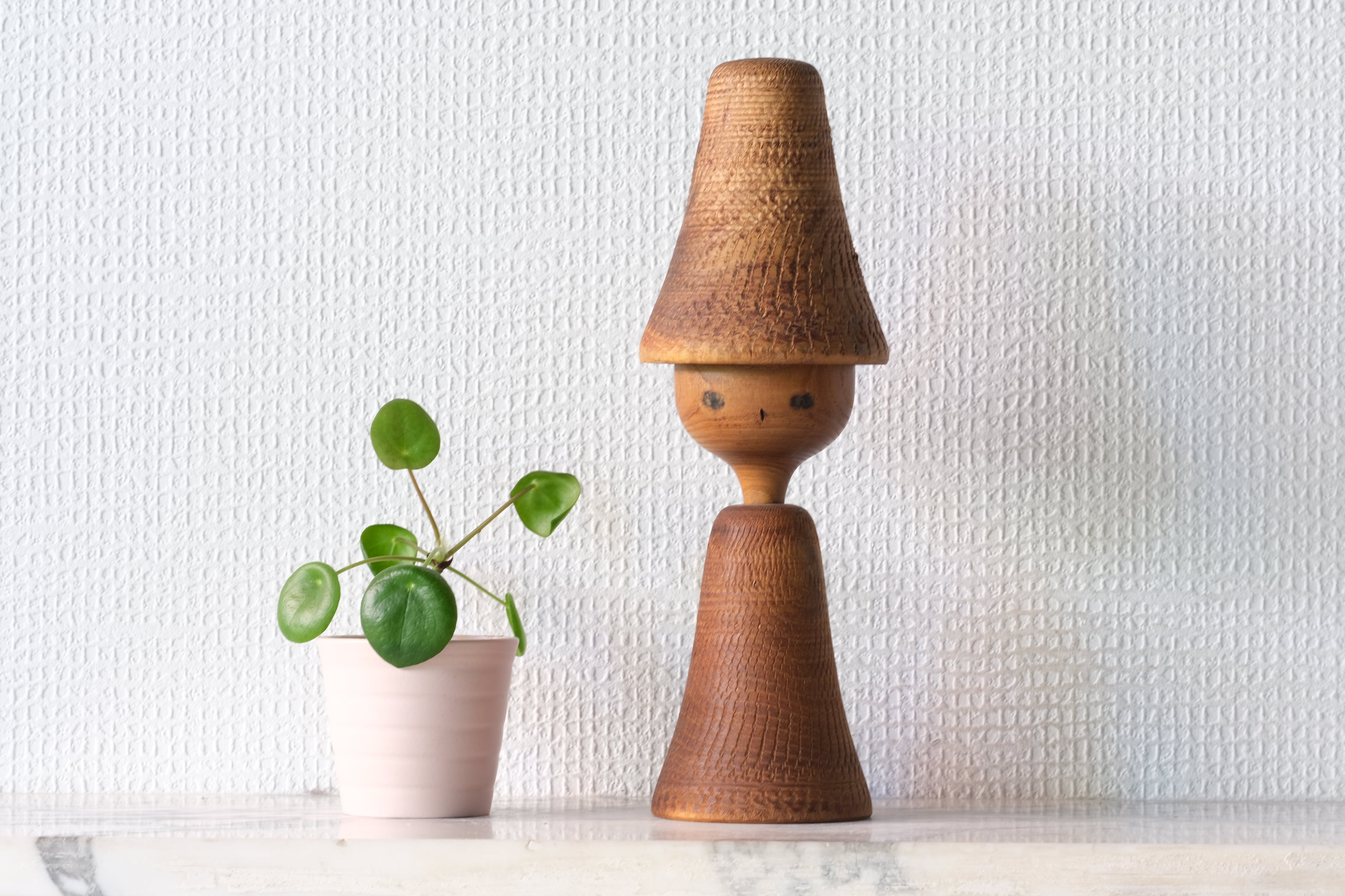 Exclusive Vintage Sosaku Kokeshi by Hideo Ishihara (1925-1999) | 25 cm