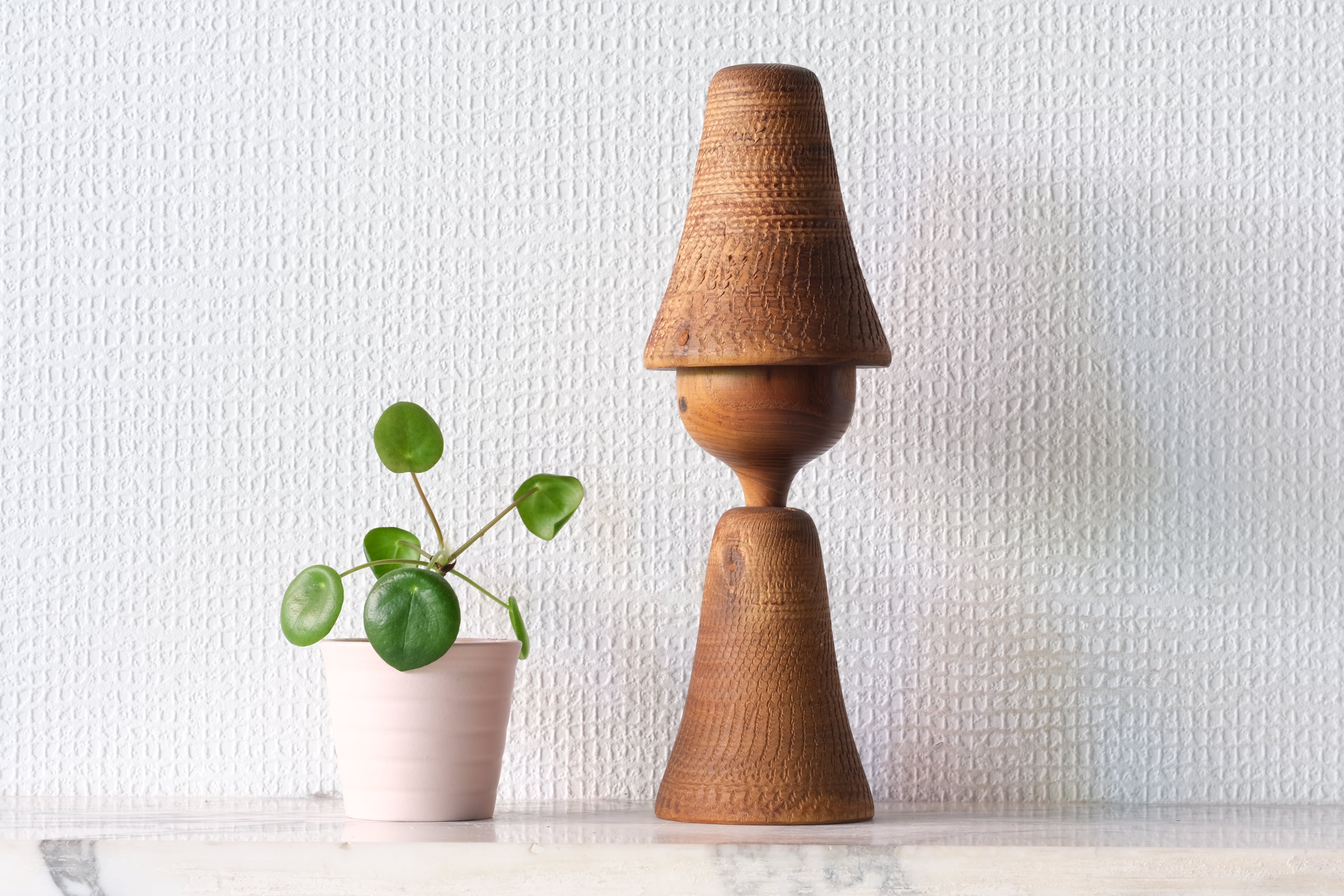 Exclusive Vintage Sosaku Kokeshi by Hideo Ishihara (1925-1999) | 25 cm