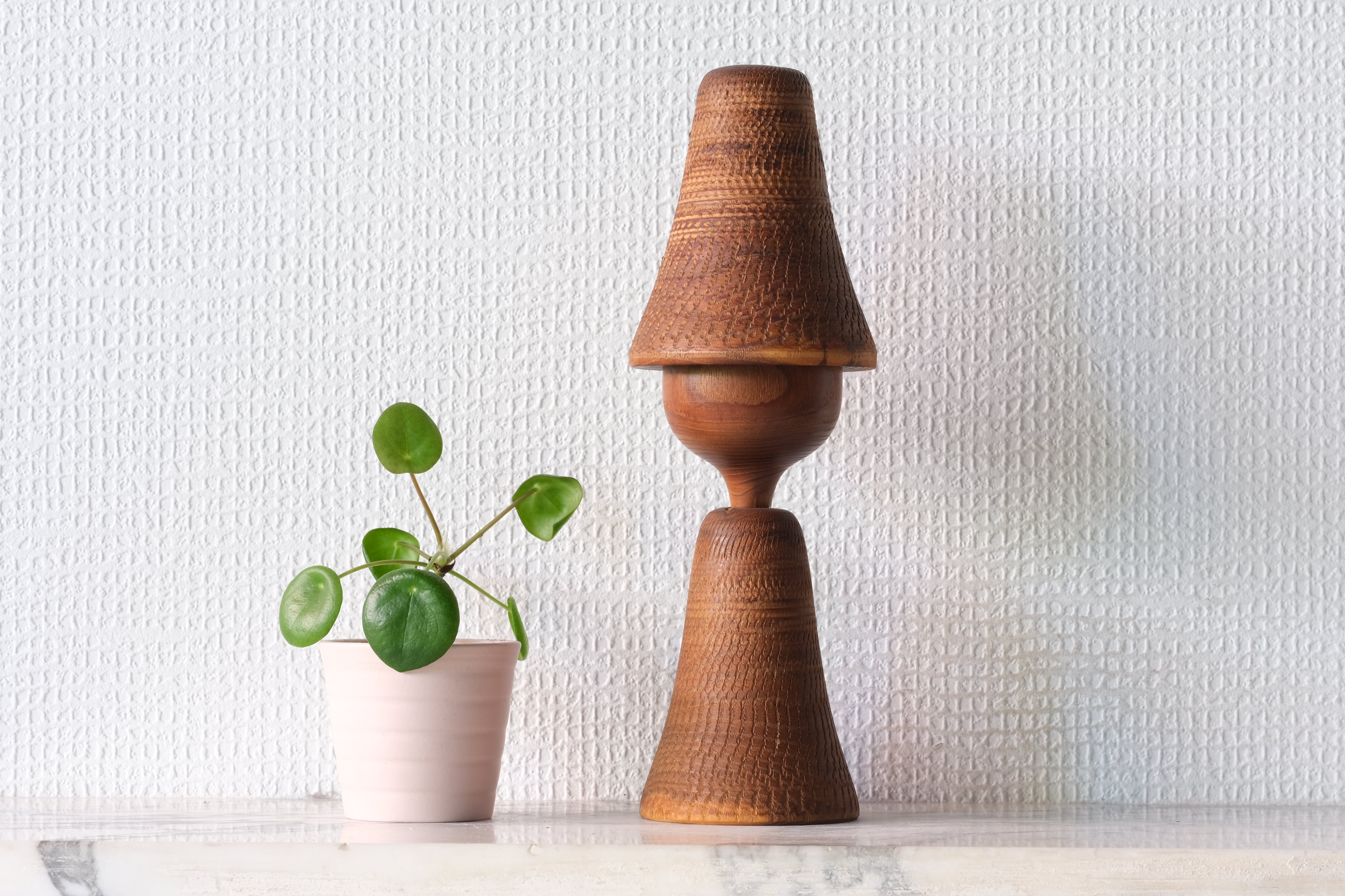 Exclusive Vintage Sosaku Kokeshi by Hideo Ishihara (1925-1999) | 25 cm