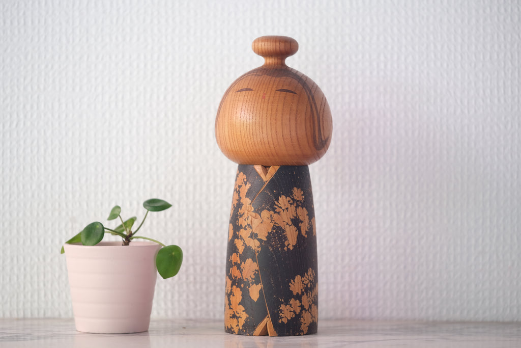 Vintage Creative Kokeshi By Issetsu Kuribayashi 栗林 一雪 (1924-2011) | 20 cm