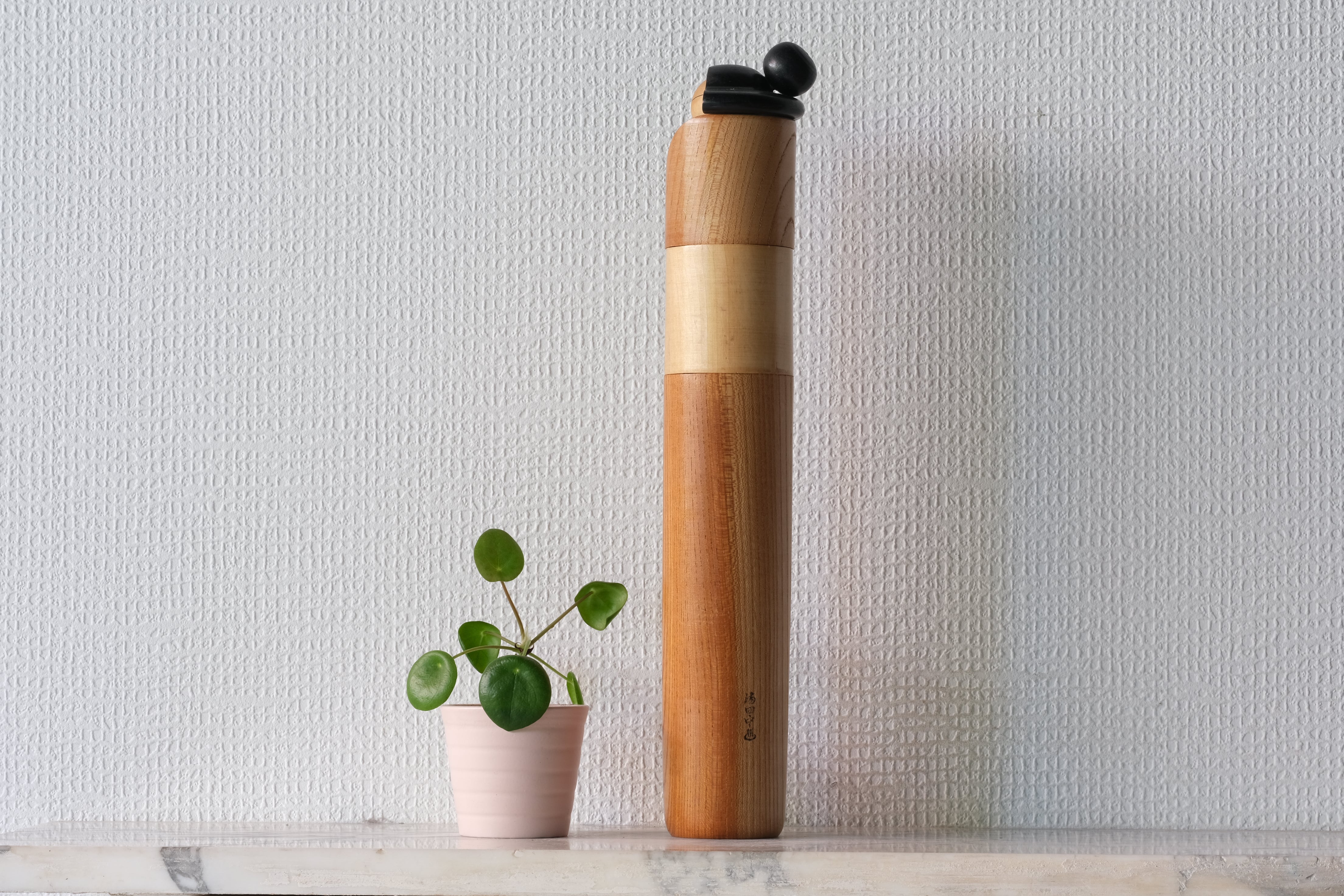 Exclusive Vintage Kokeshi by the famous Shozan Shido (1932-1995) | 38 cm