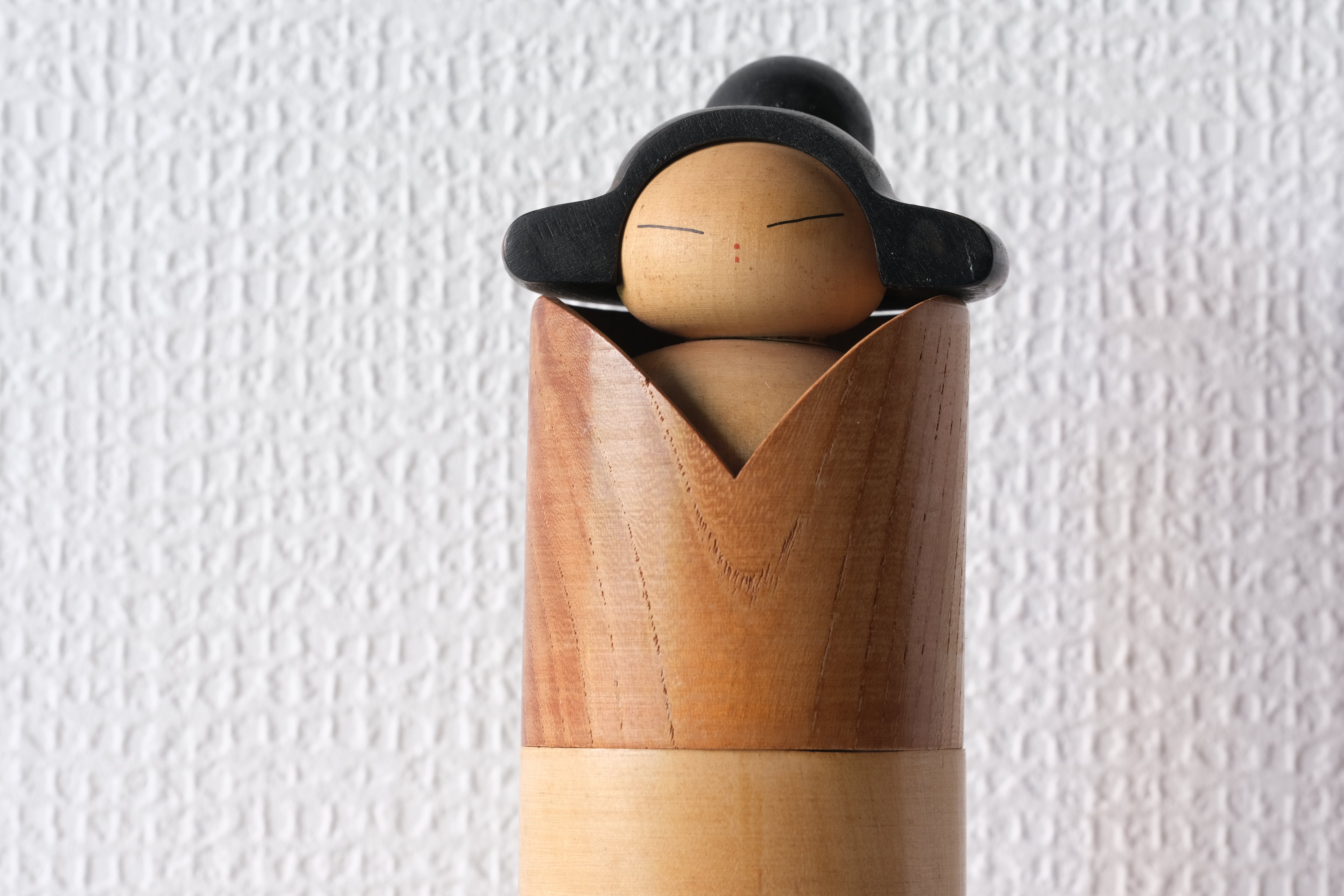 Exclusive Vintage Kokeshi by the famous Shozan Shido (1932-1995) | 38 cm