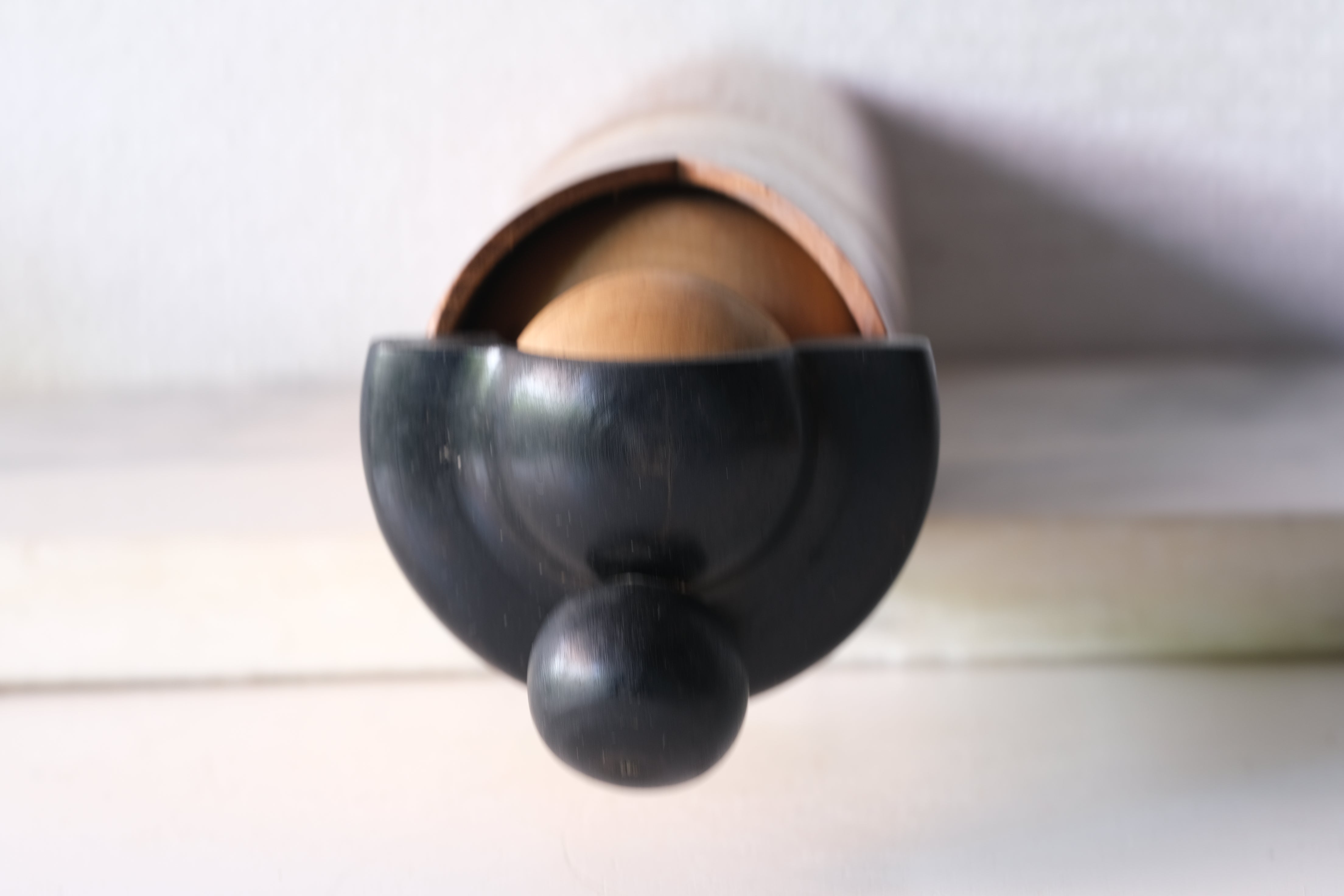 Exclusive Vintage Kokeshi by the famous Shozan Shido (1932-1995) | 38 cm