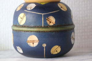 Vintage Kokeshi by Sansaku Sekiguchi (1925-2018) | Titled: 鈴 - Suzu - Bell | 16 cm