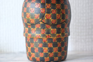Rare Vintage Gumma Kokeshi by Fumio Tomidokoro 富所ふみを (1948-) | 18,5 cm