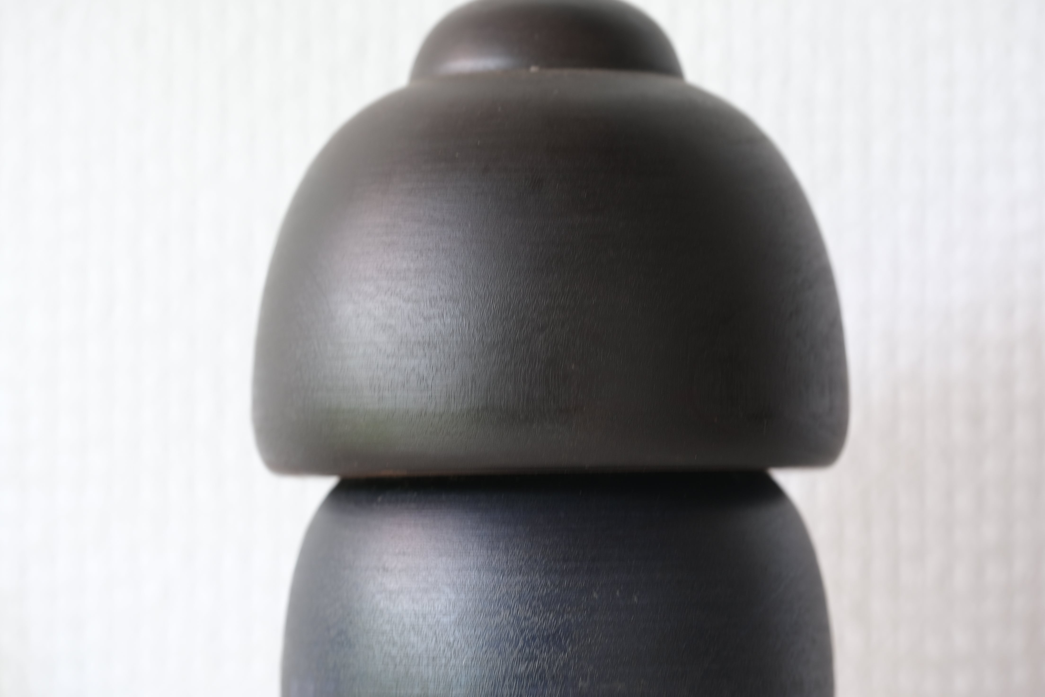 Rare Vintage Gumma Kokeshi by Fumio Tomidokoro 富所ふみを (1948-) | 18,5 cm