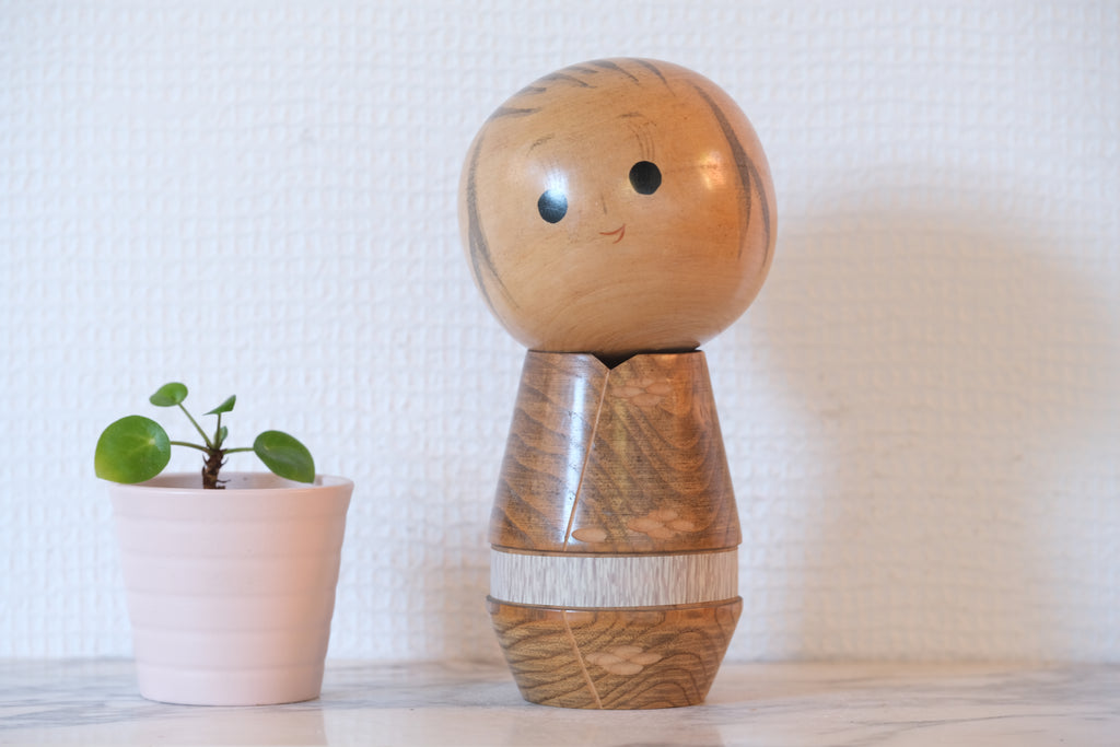 Cute Vintage Creative Kokeshi by Toa Sekiguchi | 17 cm