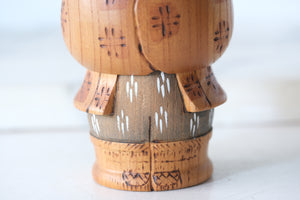 Rare Vintage Sosaku Kokeshi by Aoki Ryoka | 12,5 cm