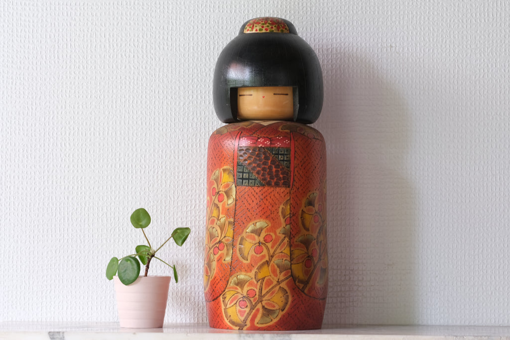 Exclusive Gumma Kokeshi by Miyagawa Kunio 宮川邦夫 (1933-) |36 cm