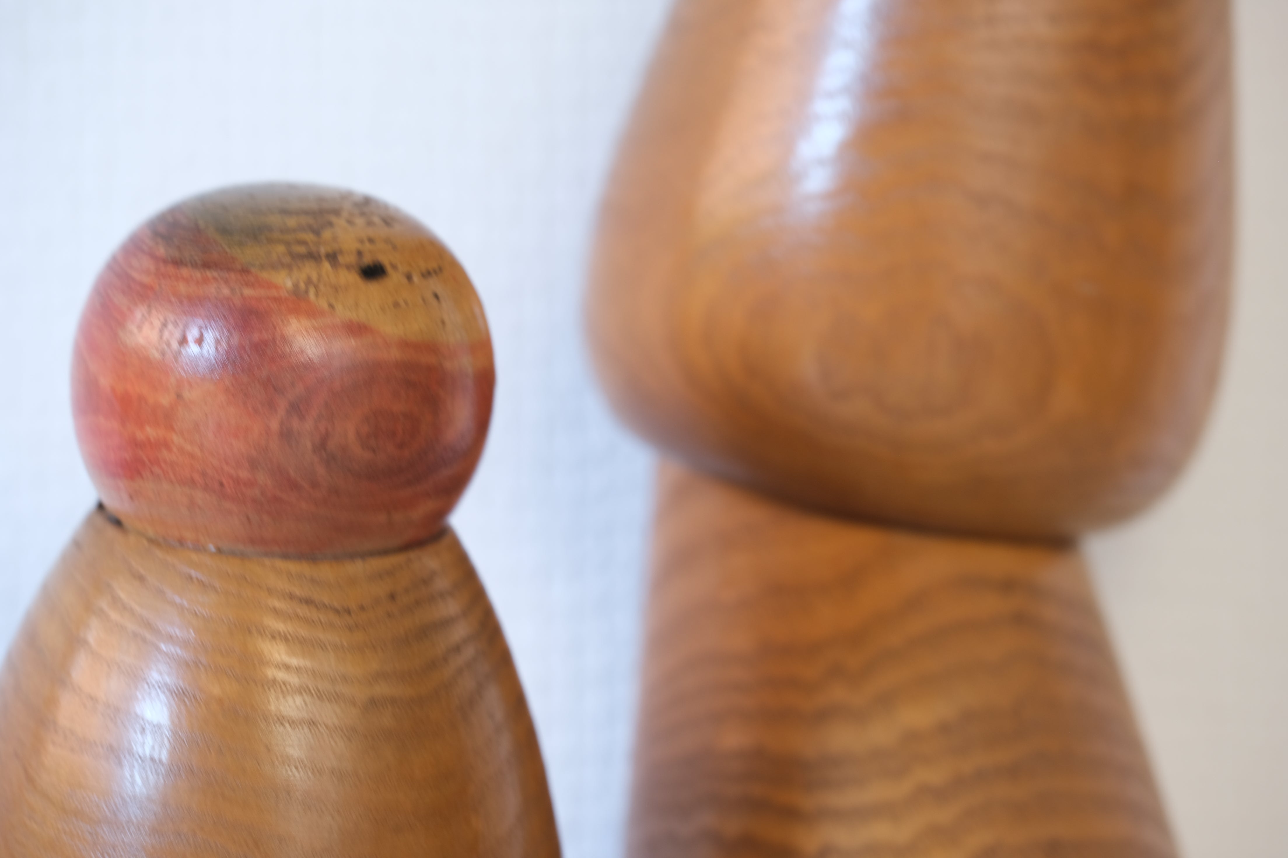 Rare Vintage Sosaku Set Kokeshi by Hideo Ishihara (1925-1999) | Mother and Child | 36,5 cm