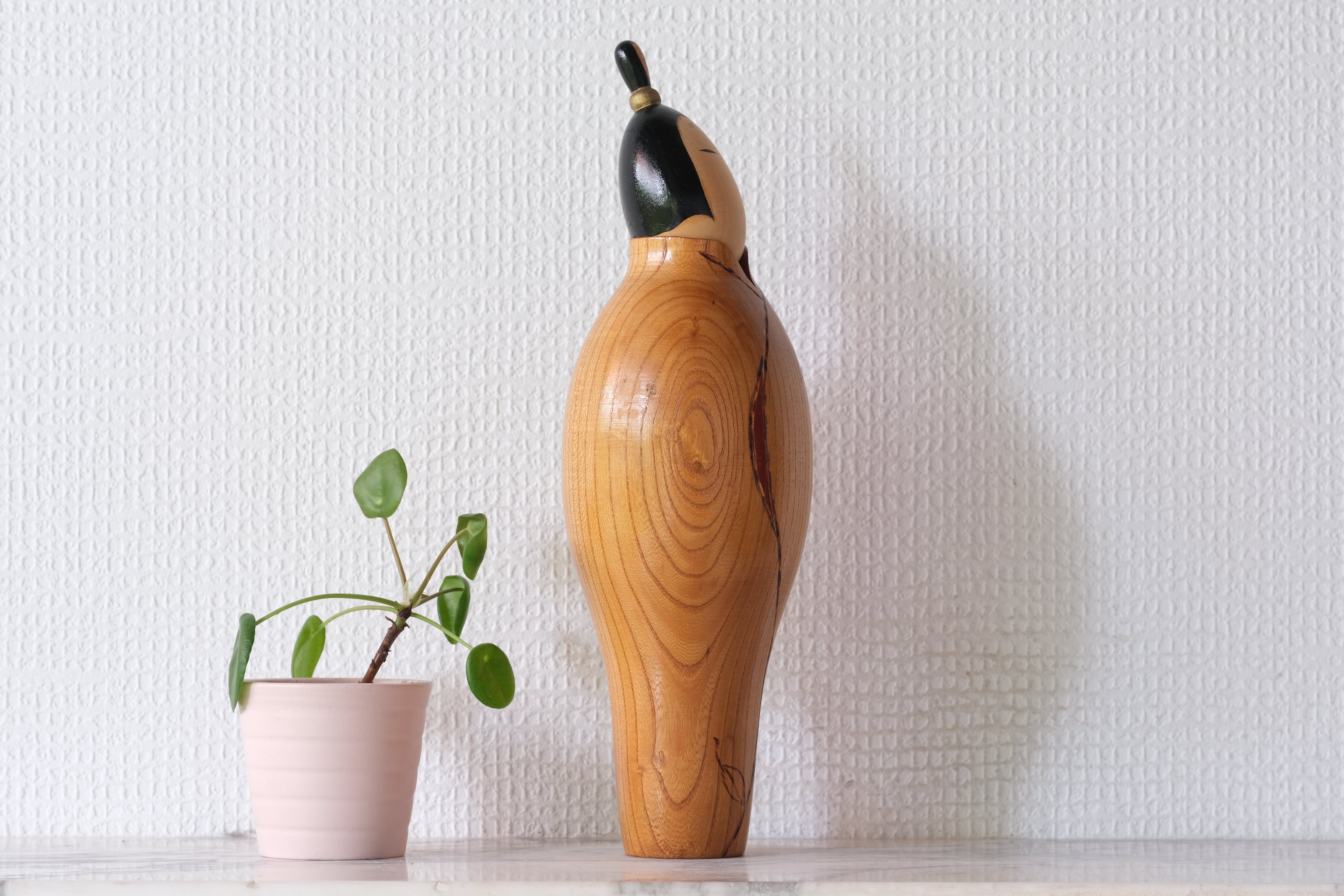 Vintage Creative Kokeshi By Issetsu Kuribayashi (1924-2011) | 27 cm