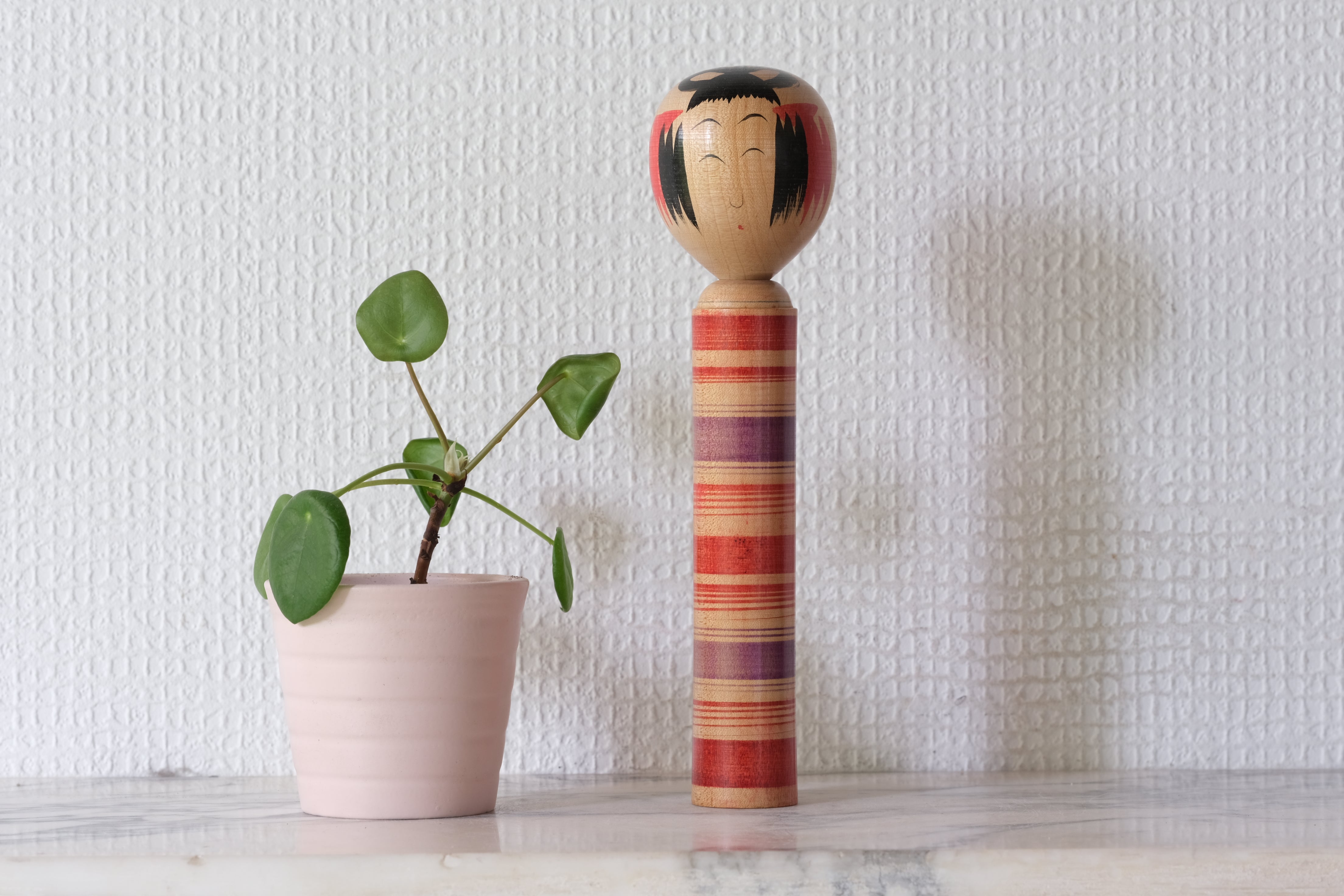 Rare Vintage Narugo Kokeshi by Hideo Ishihara (1925-1999) | 19 cm