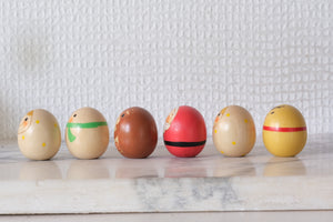 Christmas Kokeshi Set by Usaburo | 3,4 cm