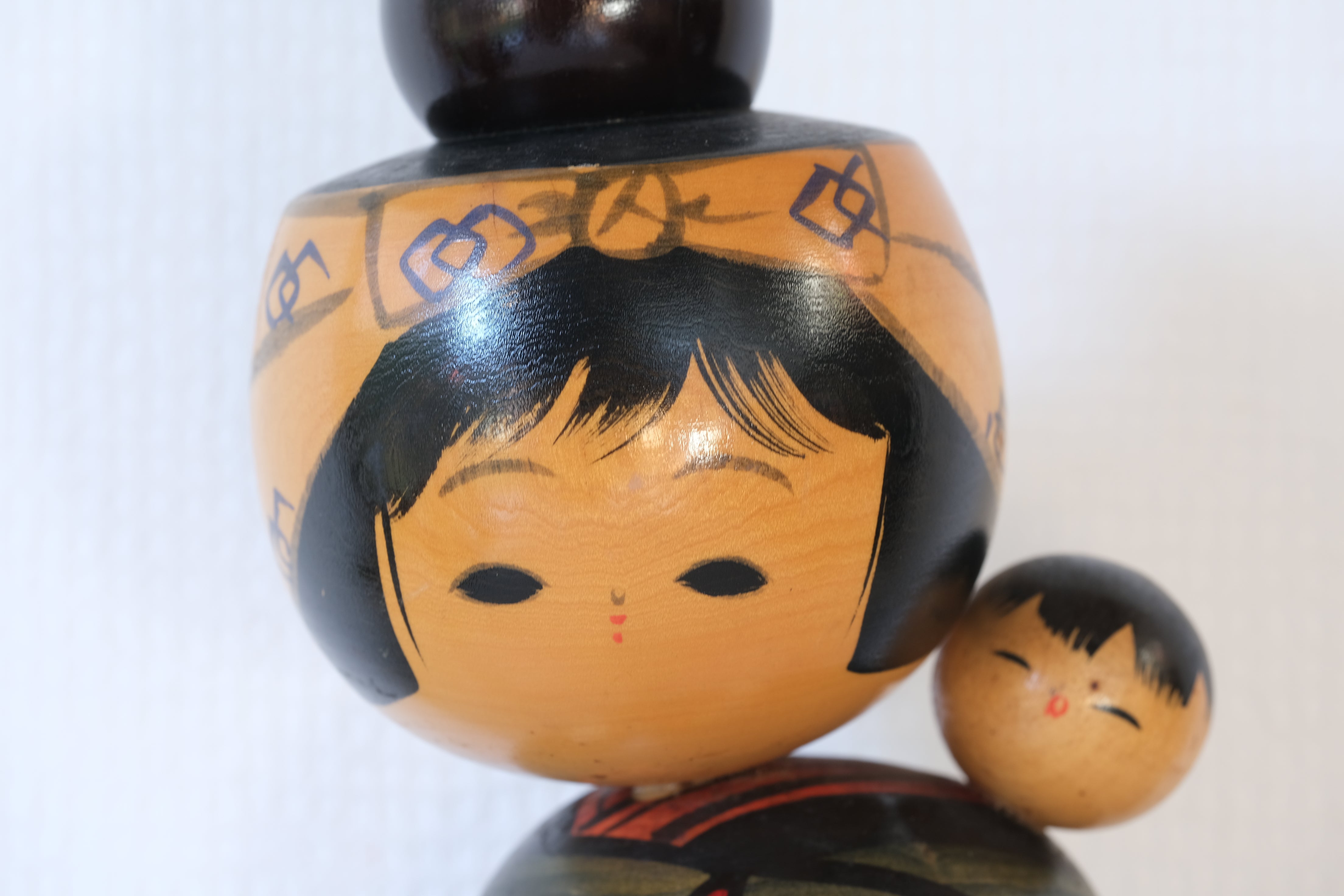 Vintage Creative Kokeshi by Miyashita Hajime (1940-retired) | Oshin - Babysitter | 24 cm