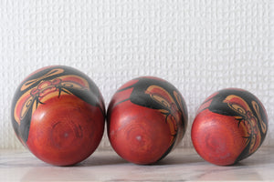 Set of Three Vintage Daruma | from 7 cm till 9 cm